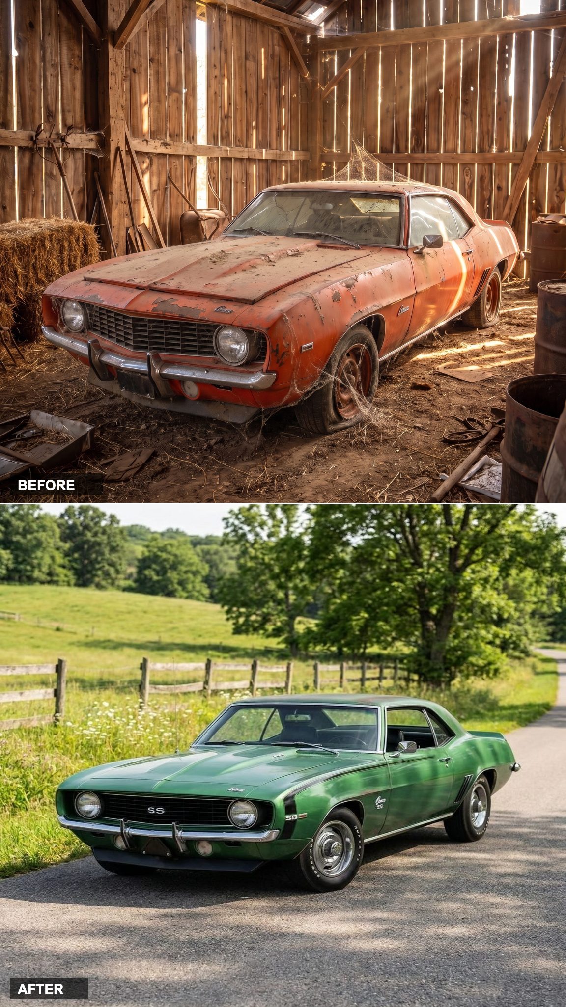 Rally Green with Patina Preserved: The One That Remembers Where It's Been