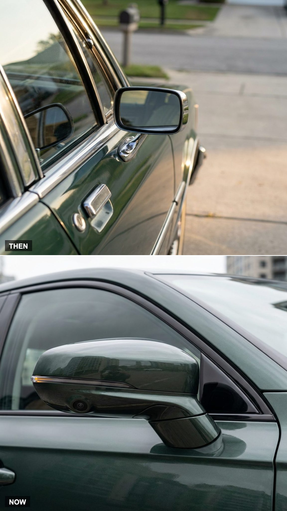 Reaching Out to Adjust the Mirror vs. Pressing a Switch