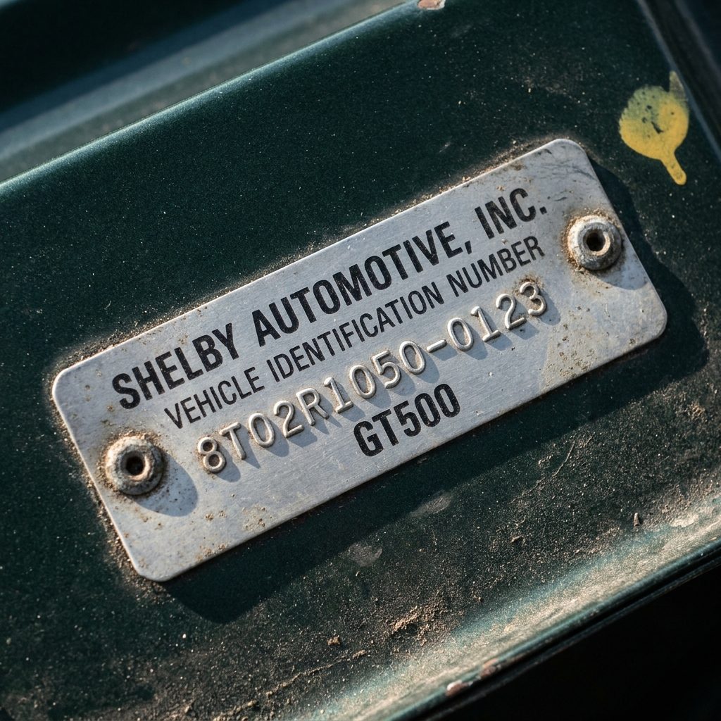 The Shelby Serial Plate That Separates an Original Car From a Clone
