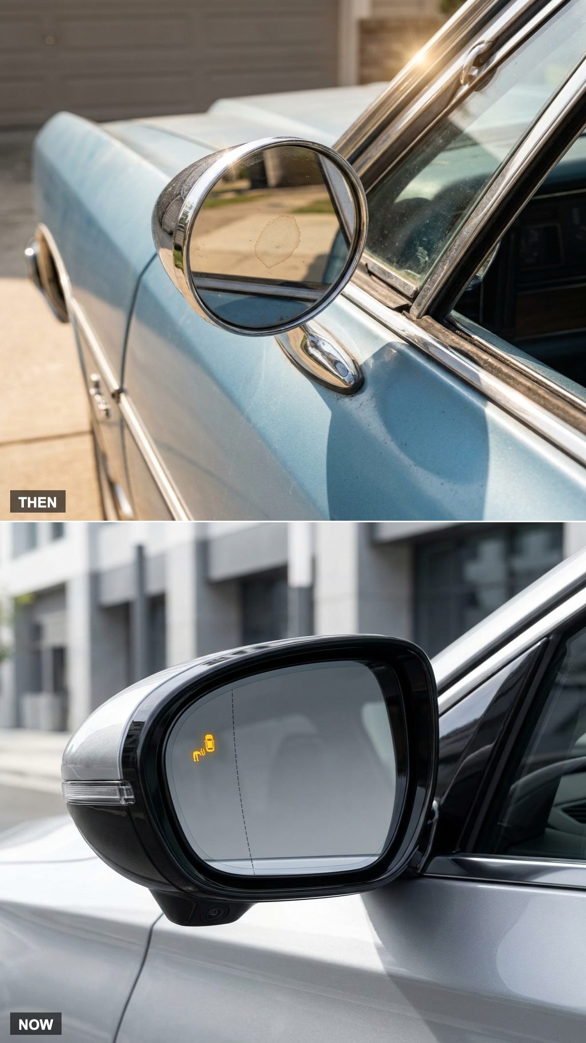 Side Mirrors You Adjusted With a Prayer vs. Power-Folding, Heated Glass
