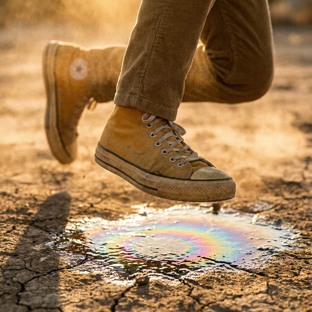 Stepping Over the Puddle of Something You Didn't Want to Step In