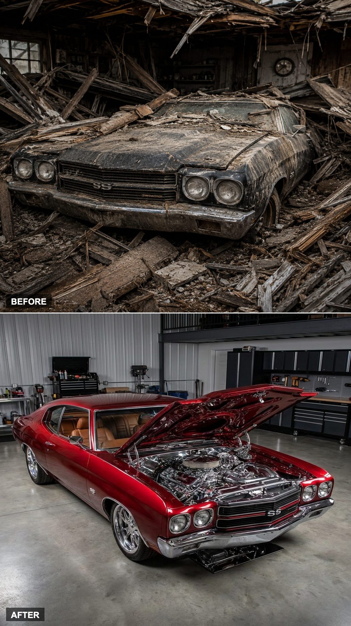 Candy Red Paint and a Detailed Engine Bay Build a Full Show Car