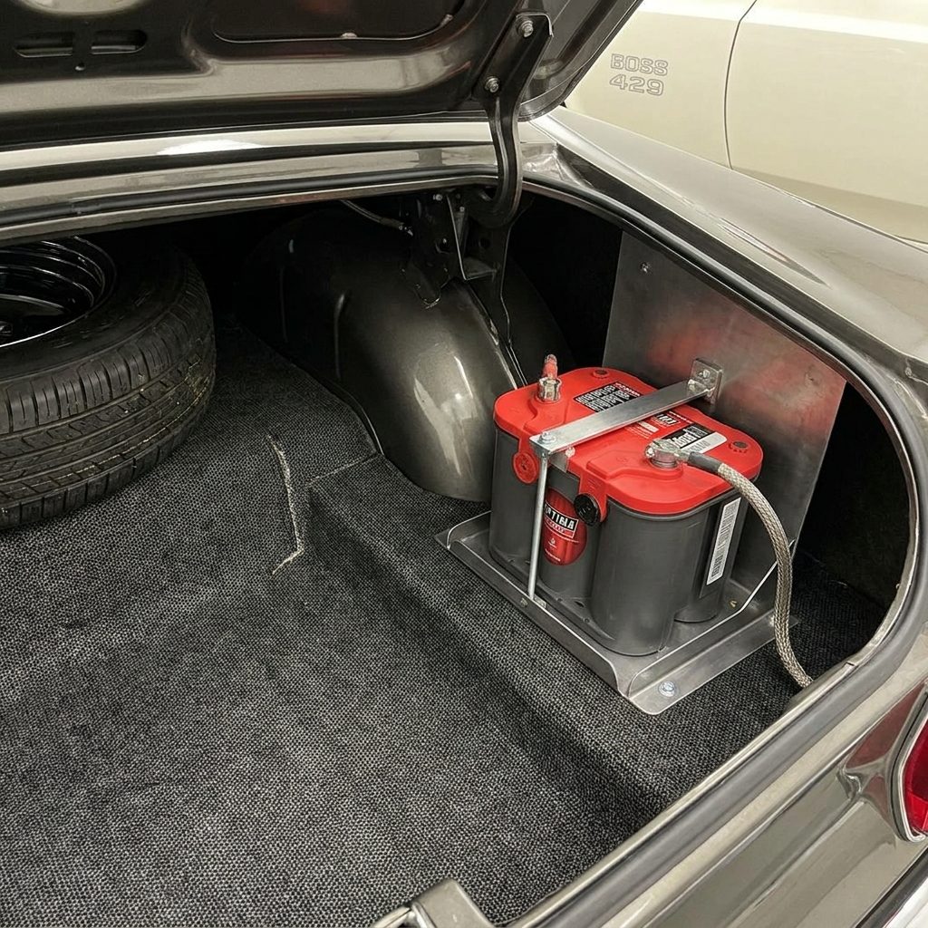 The Trunk-Mounted Battery That Gave It Away to Anyone Paying Attention