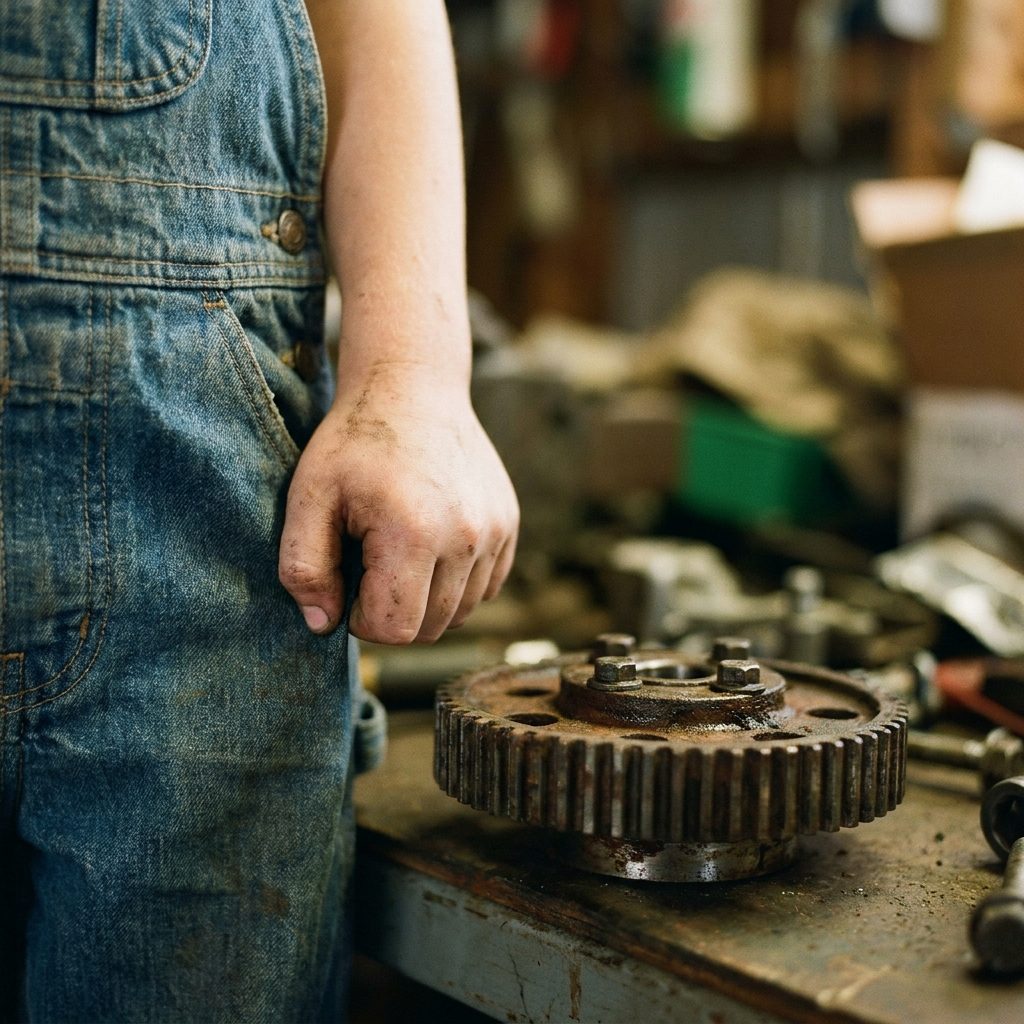 The Unspoken Rule About Never Touching a Part Until Dad Said So