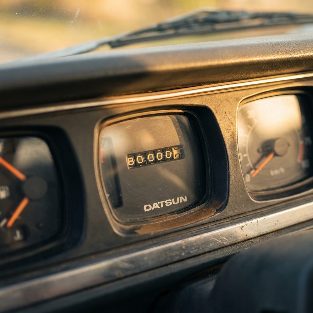A Used Datsun With 80,000 Miles That Still Had a Life Left In It