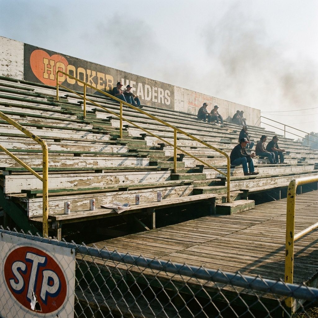 The Wooden Grandstand That Looked Older Than Half the Cars