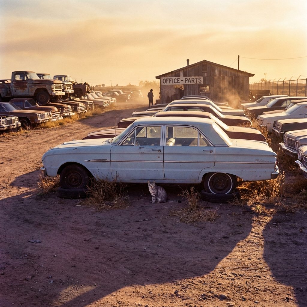 The Yard Cat That Lived Under a '63 Falcon and Ran the Whole Operation
