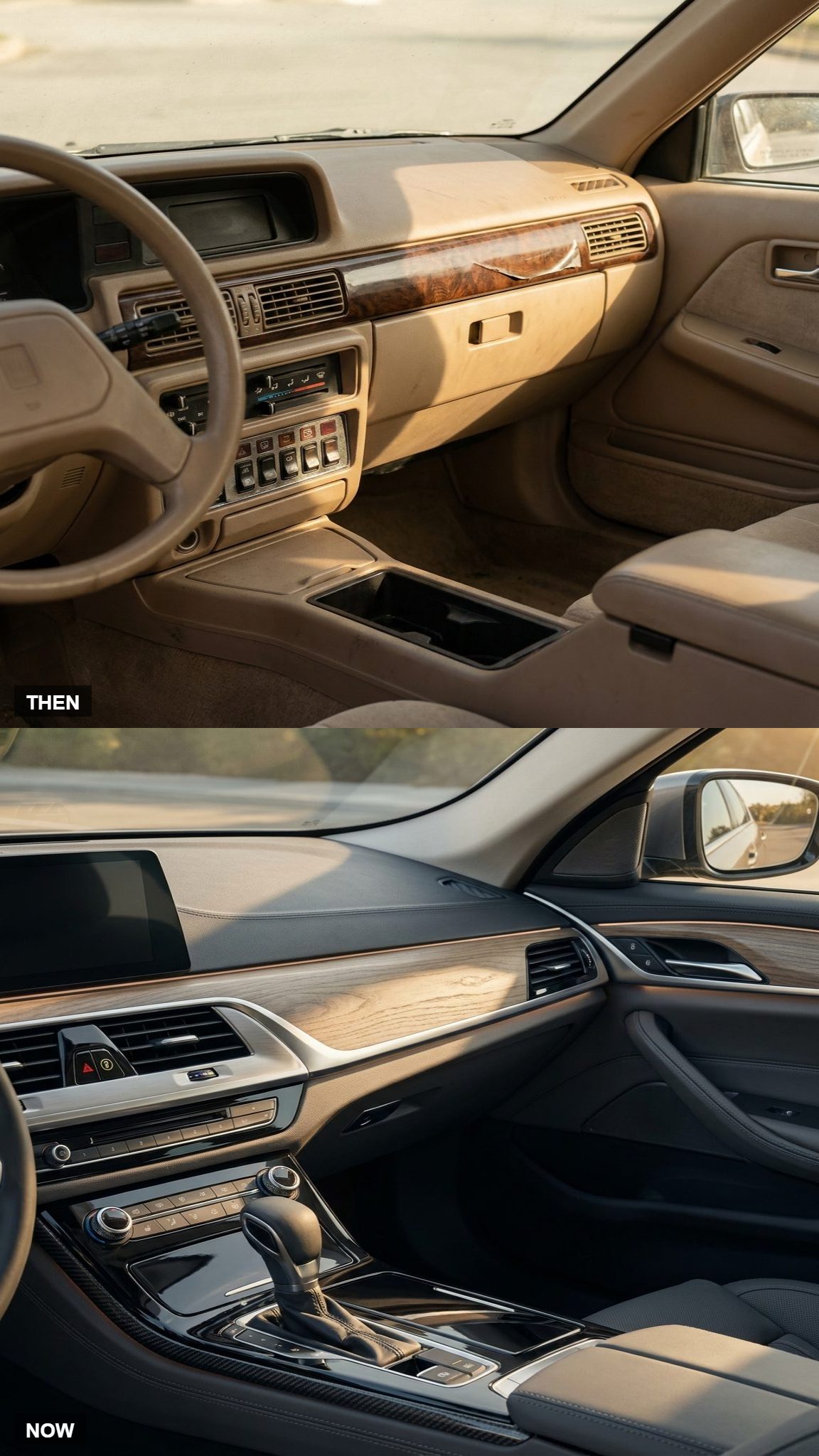 Beige Plastic Everywhere vs. Real Wood, Brushed Metal, and Piano Black