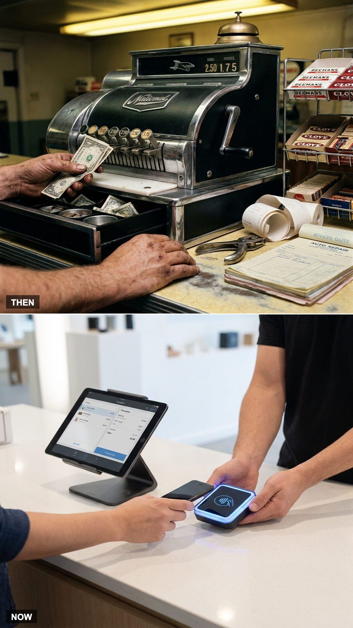 The Cash Register vs. the Digital Checkout