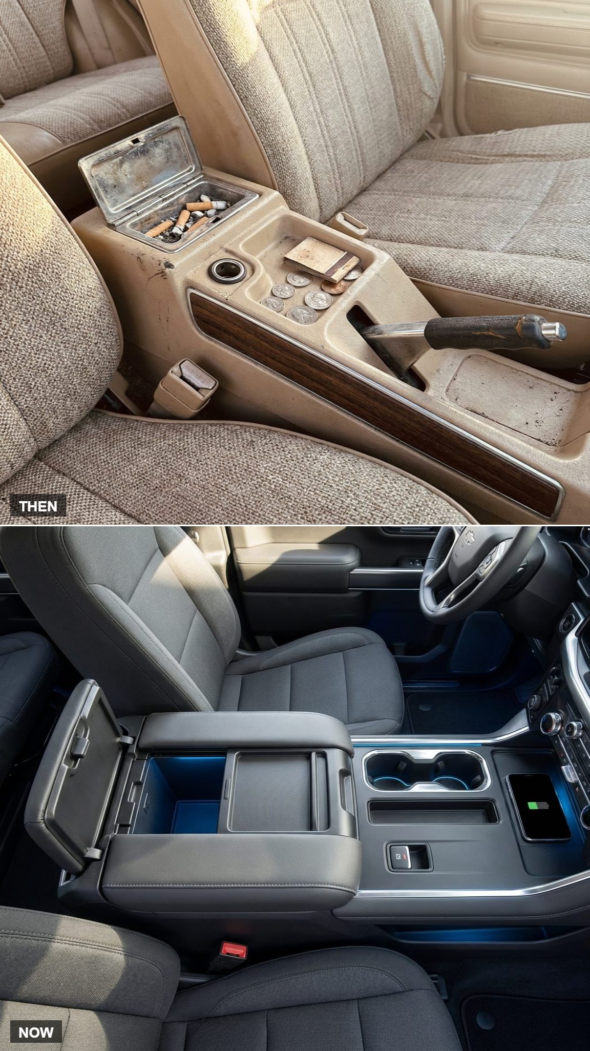 The Center Console: Ashtray Nook vs. Storage Vault
