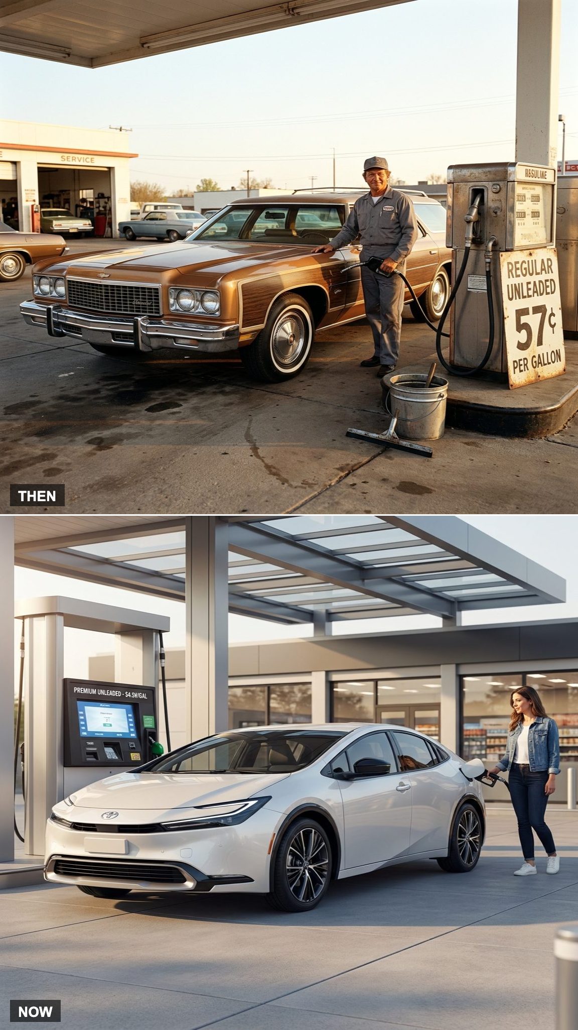 Fuel Economy: The 12-MPG Land Yacht vs. the Sipping Modern Wagon