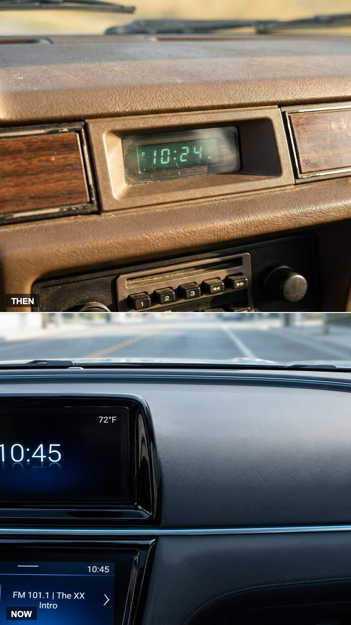 The Little Clock You Squinted At vs. Time on a Giant Screen