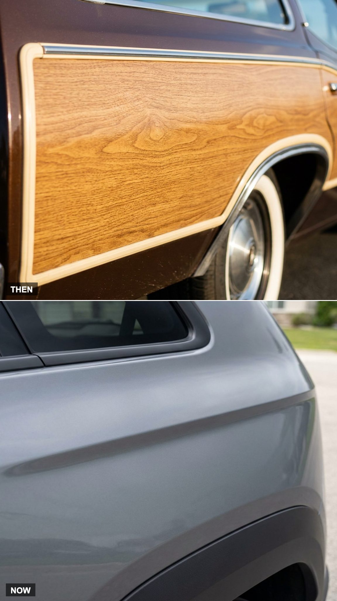 Simulated Woodgrain Side Panels