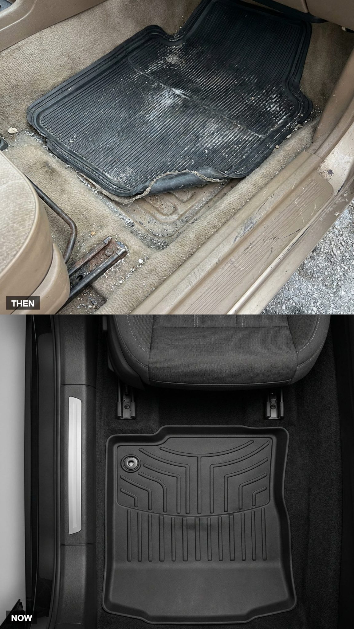 Thin Rubber Floor Mats vs. Carpet Thick Enough to Nap On