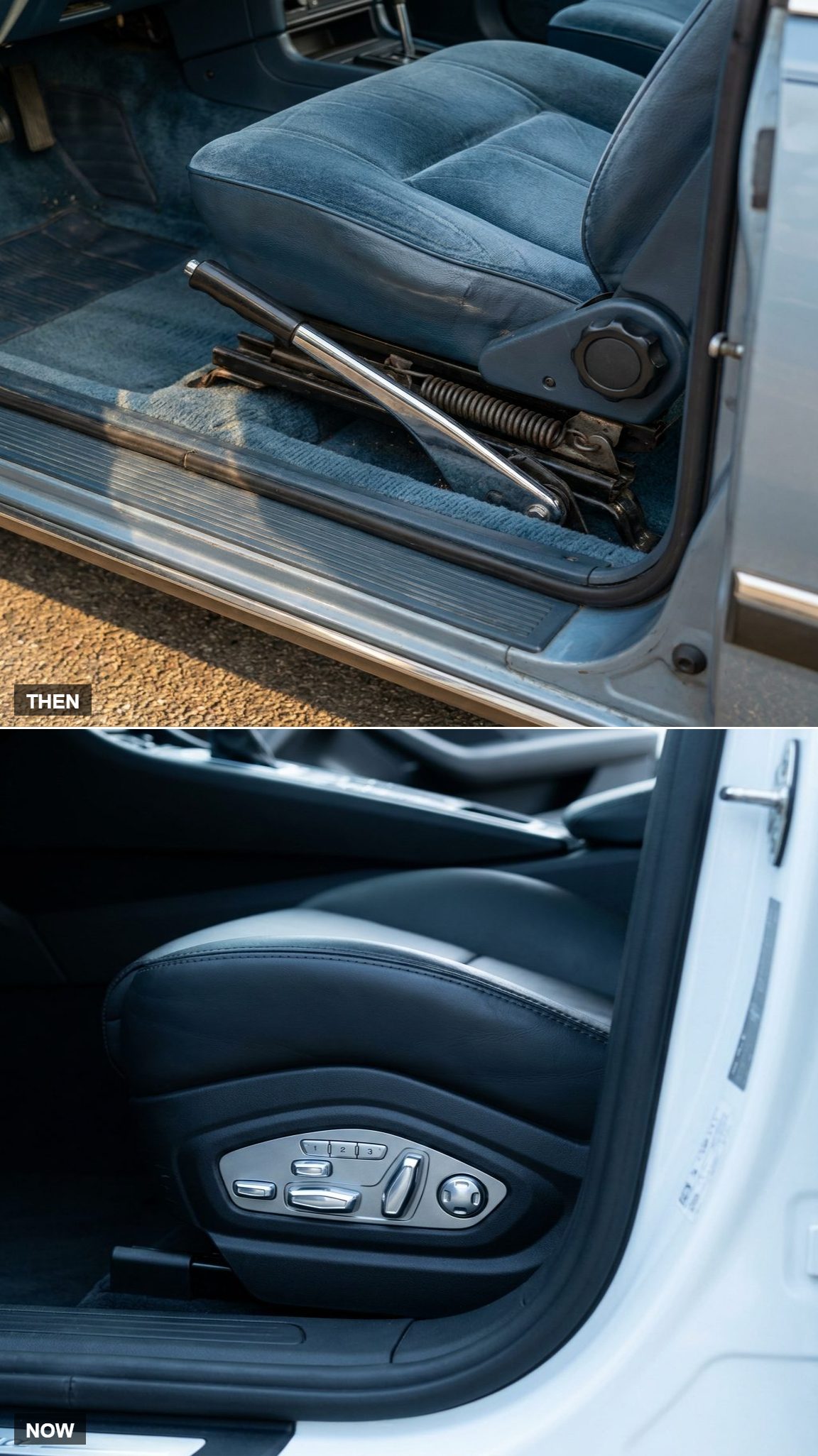 Yanking the Seat Lever vs. Three Drivers, One Button