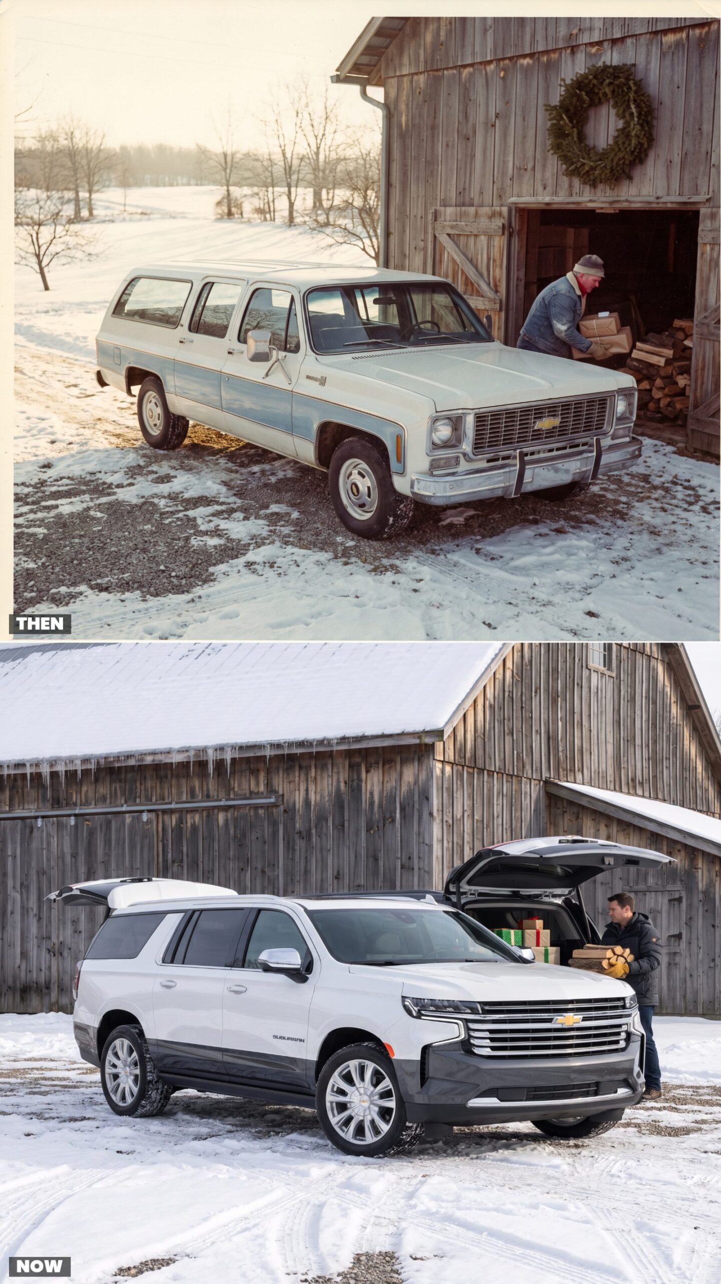 1975 Chevrolet Suburban vs. Today's Chevrolet Suburban