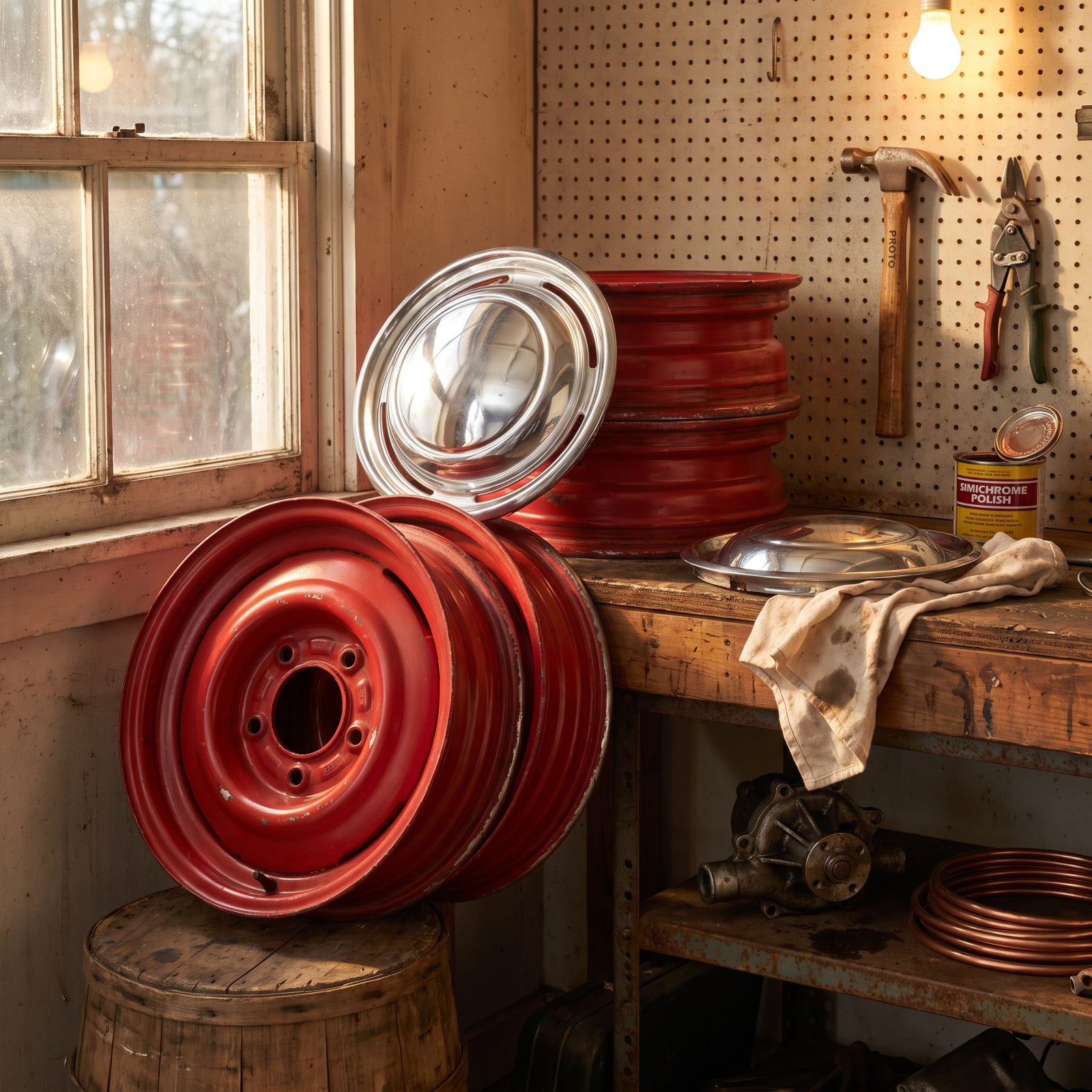 Choosing Steel Wheels and Hunting Down the Right Dog-Dish Hubcaps
