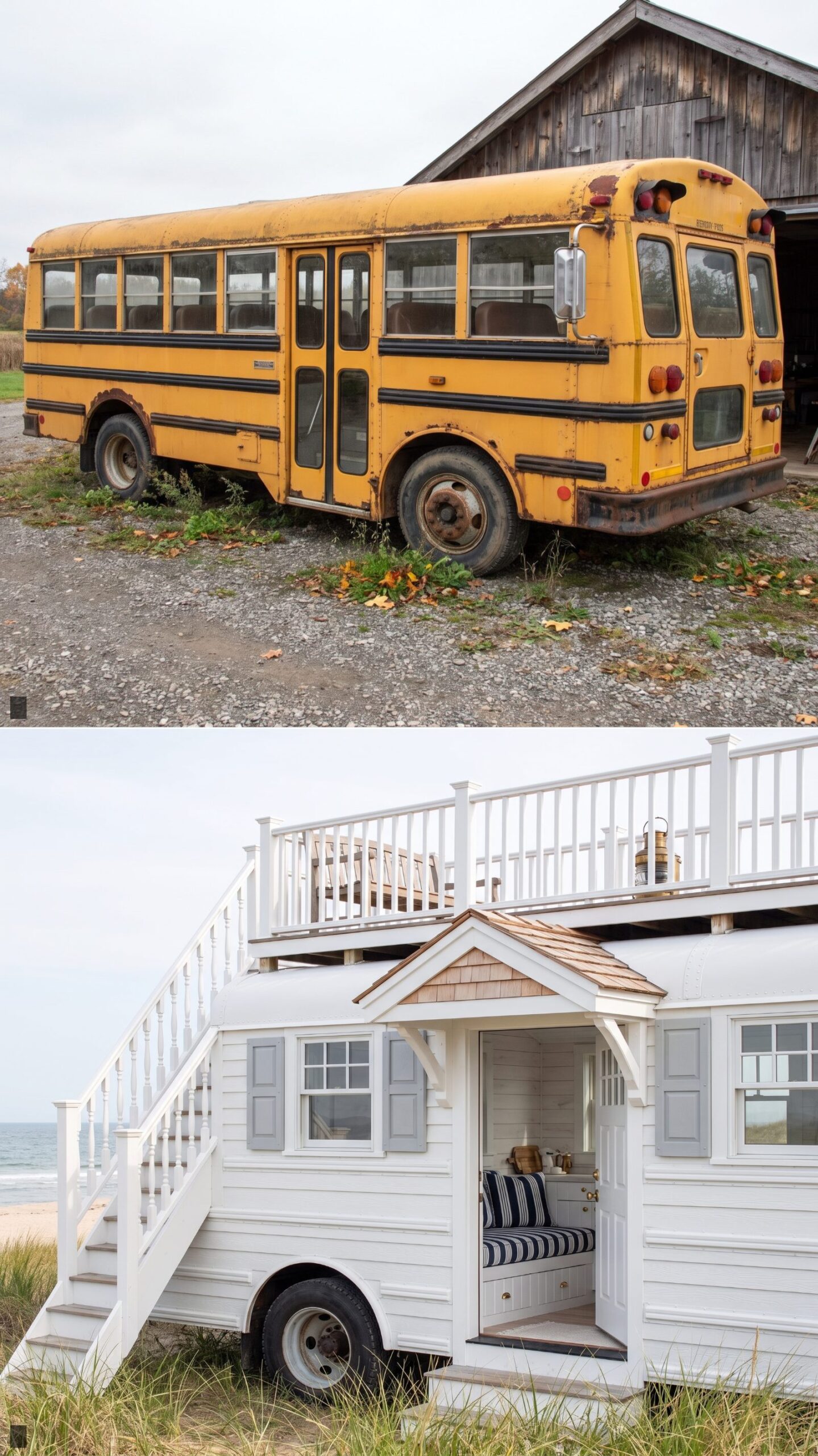 Coastal Cape Cod Cottage with a Widow's-Walk Deck