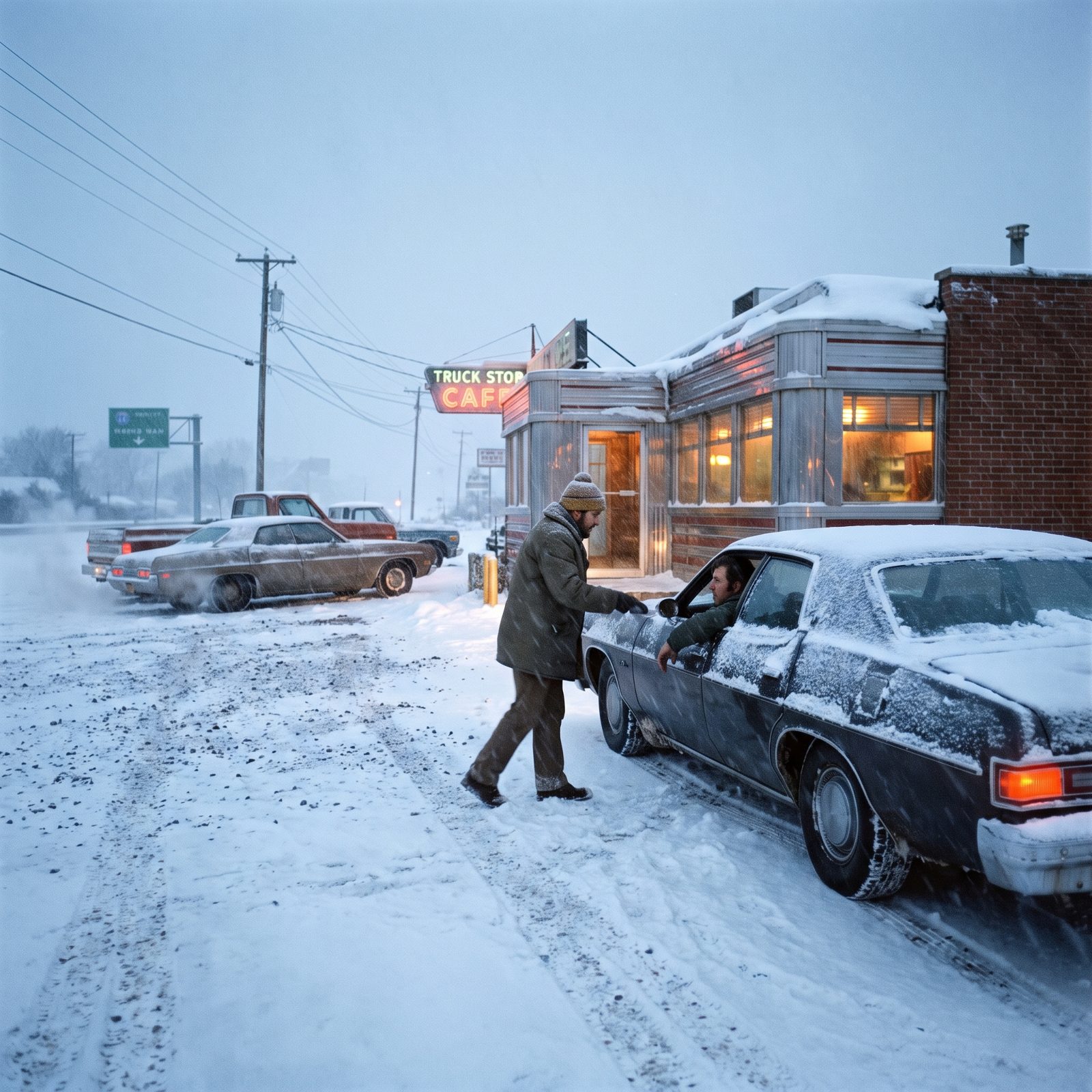 Ducking Into the Roadside Diner to Ask Drivers How Bad It Really Was
