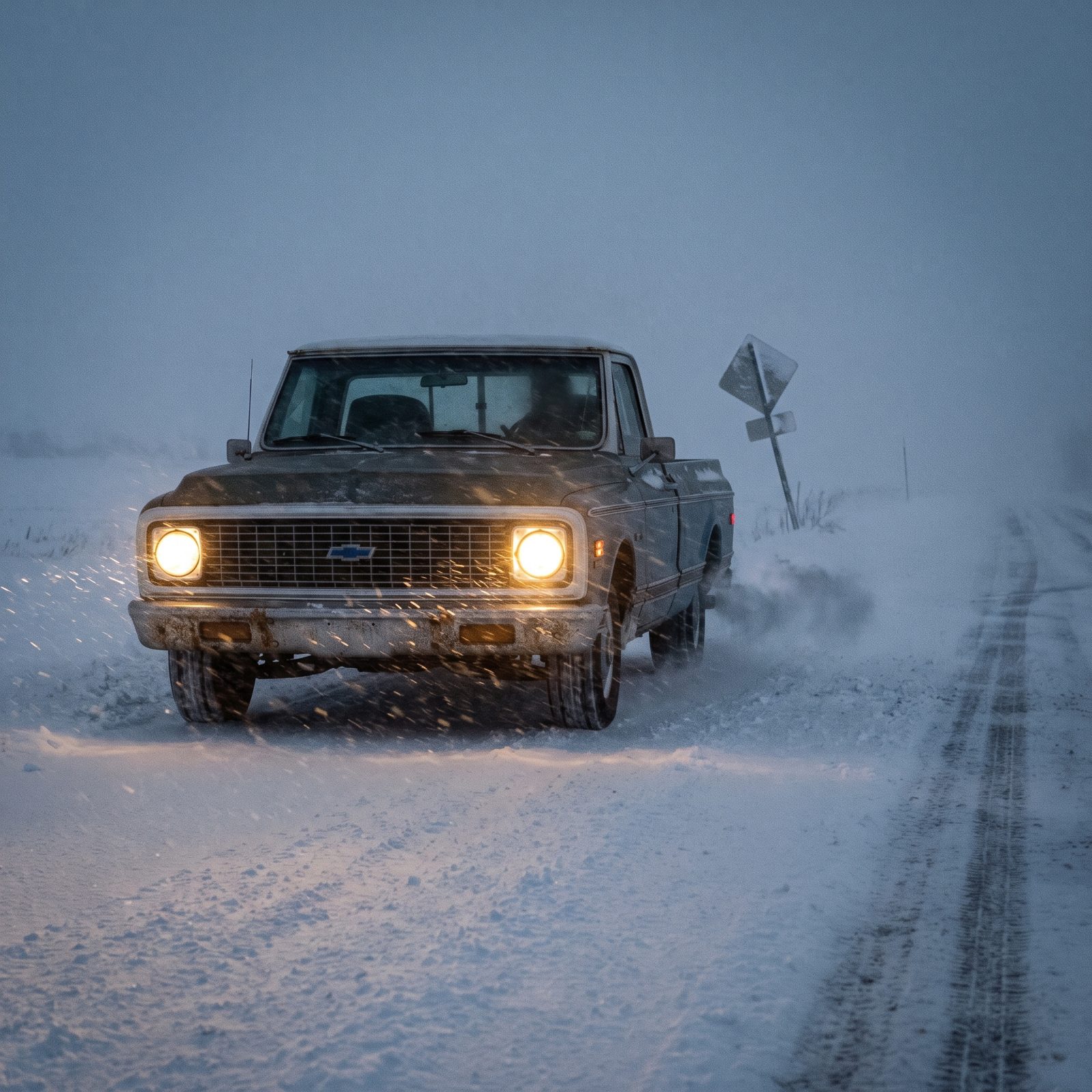 Feeling Your Way Down the Road Behind Dim Sealed-Beam Headlights