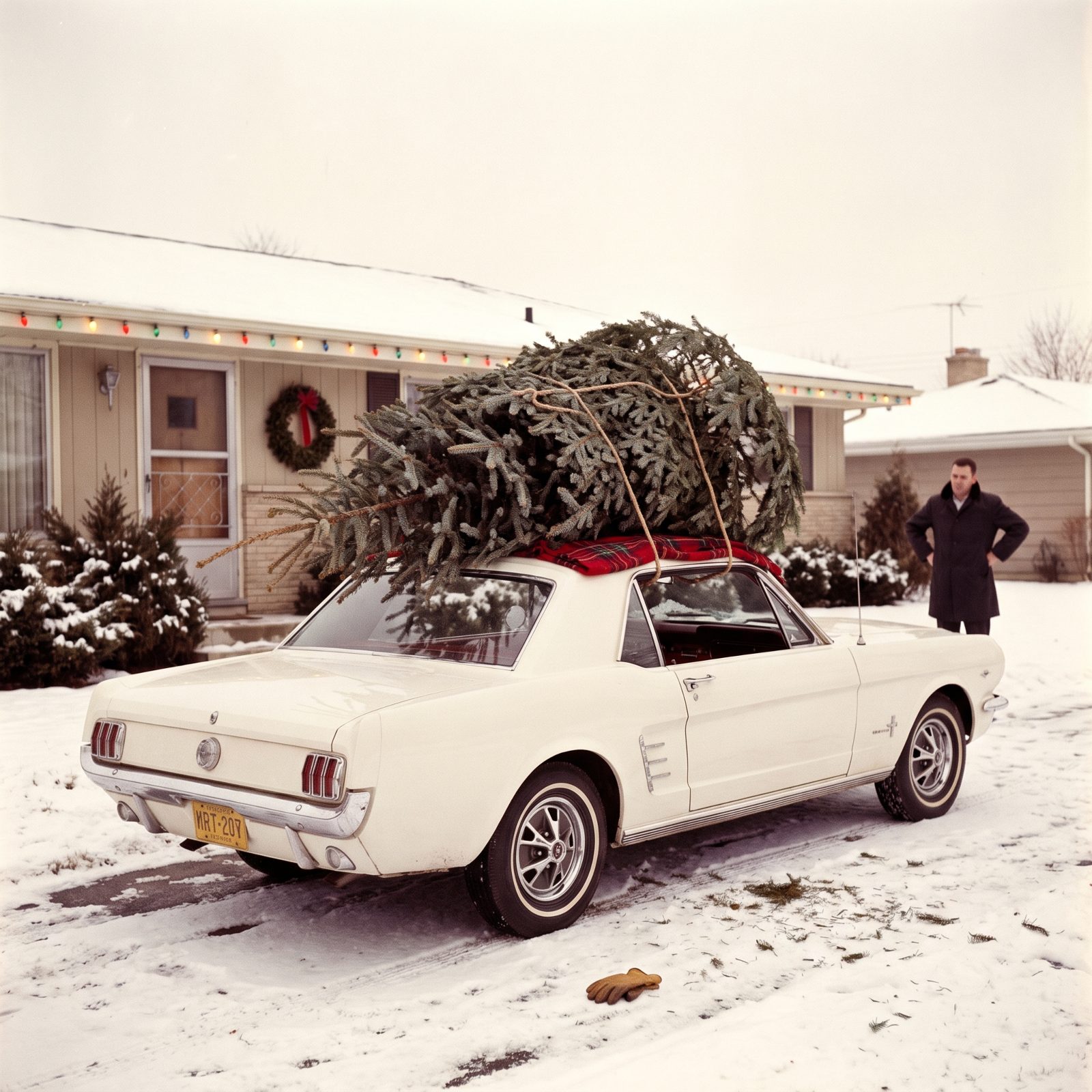 The Ford Mustang Bringing Home a Surprisingly Full Spruce