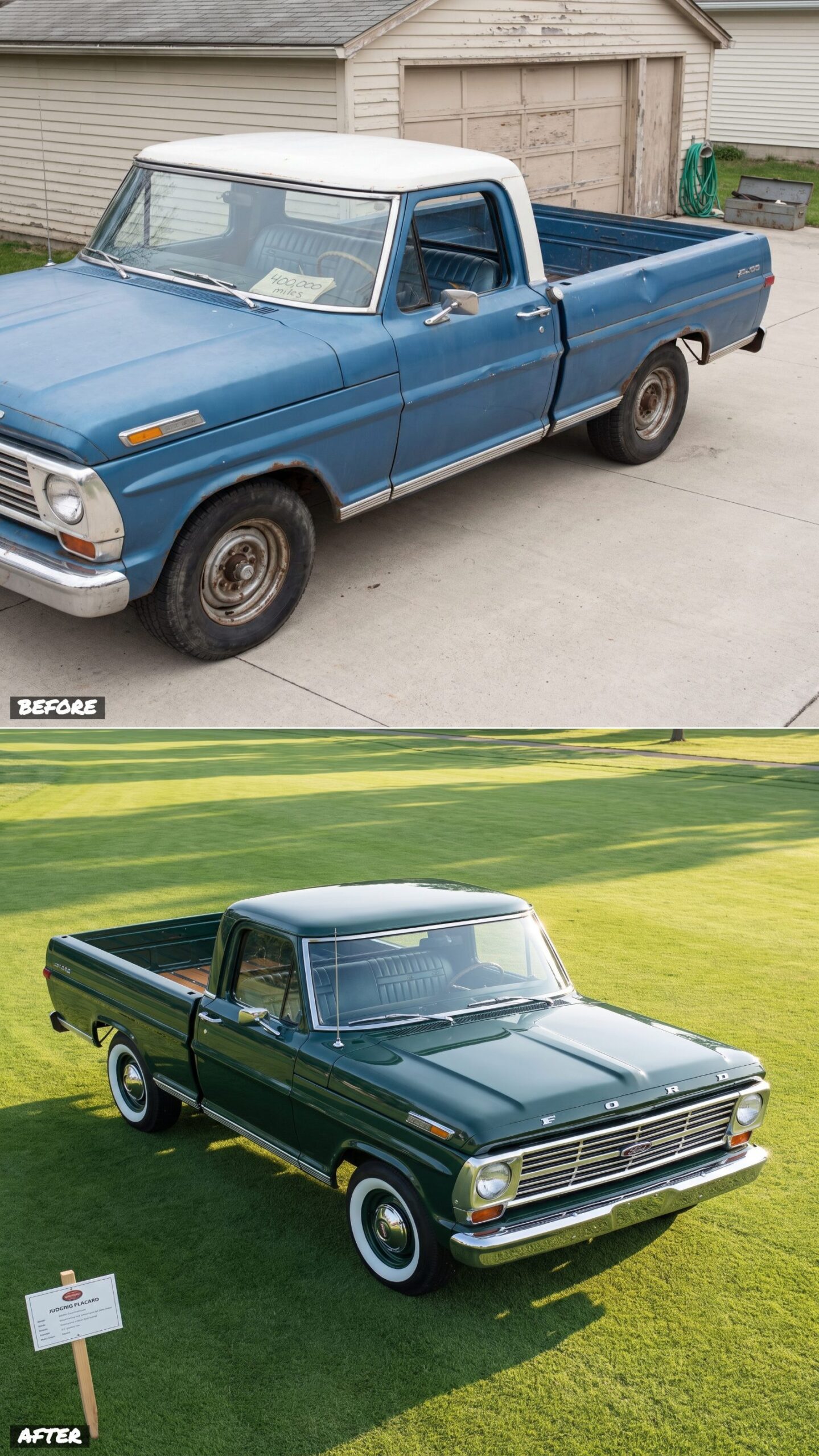 Frame-Off Concours Original in Correct Factory Hunter Green
