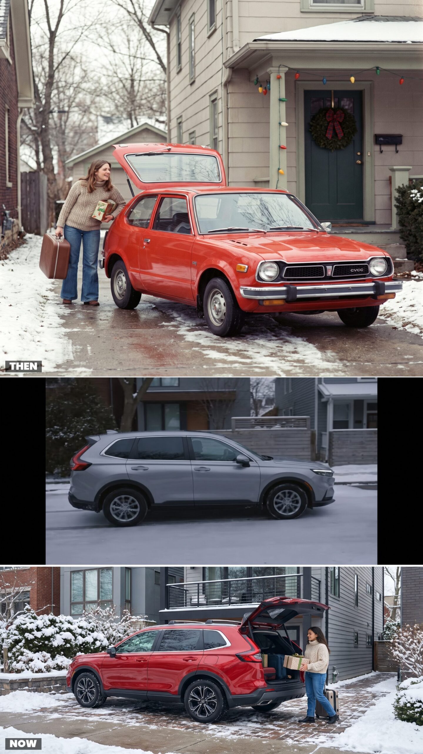 Honda Civic CVCC vs. Honda CR-V Hybrid