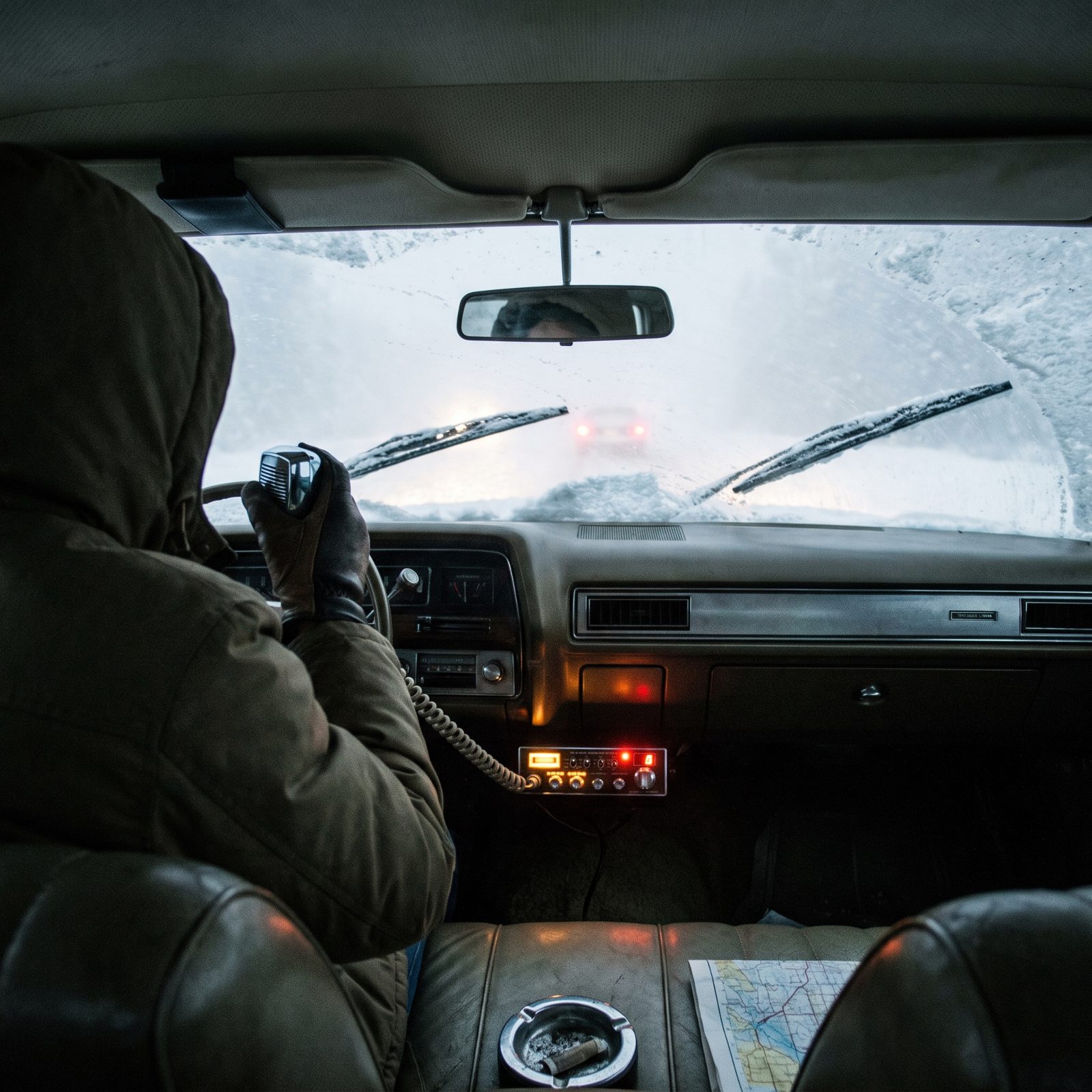 Keying Up the CB to Ask Truckers What Was Waiting Up Ahead