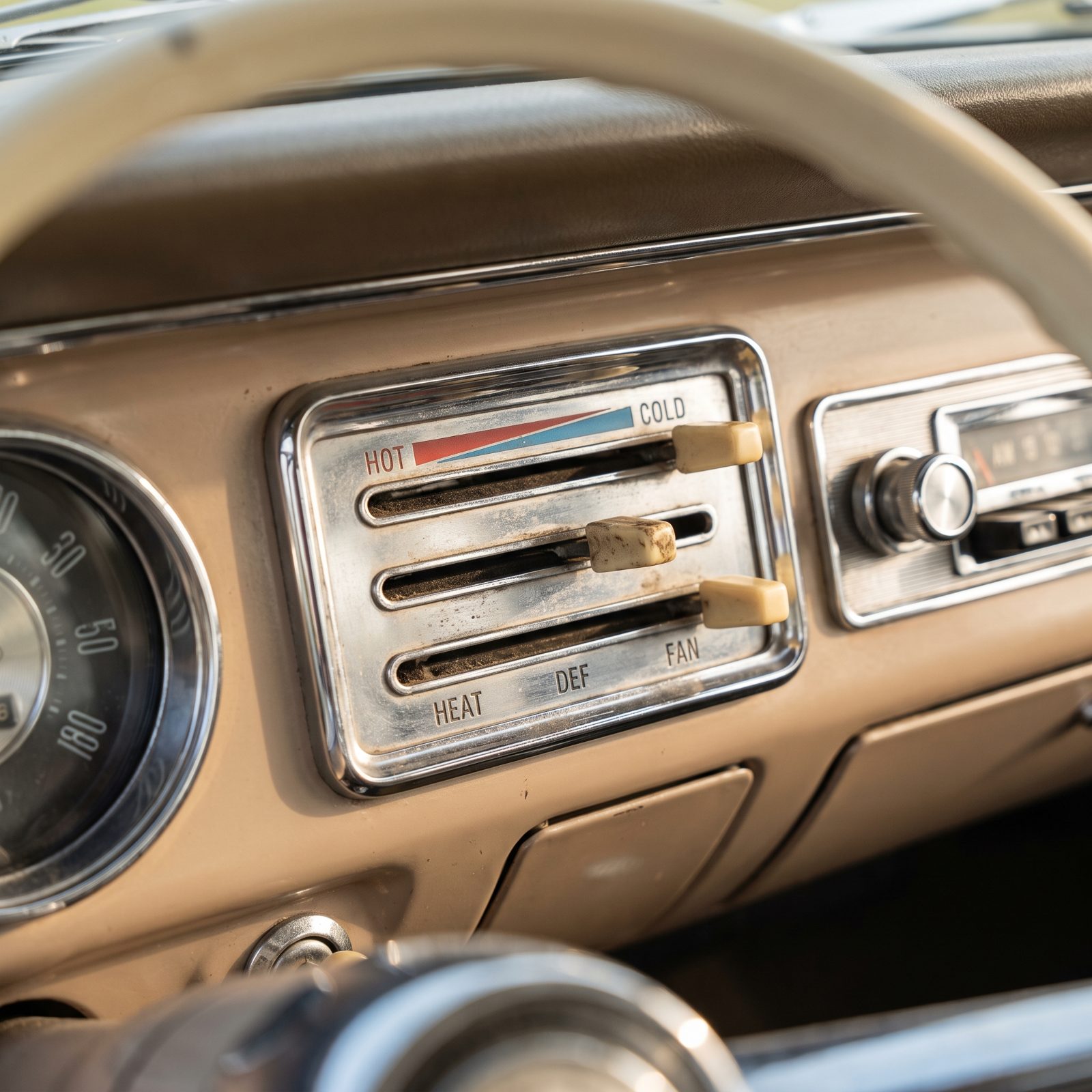 Mechanical Heater-Control Levers
