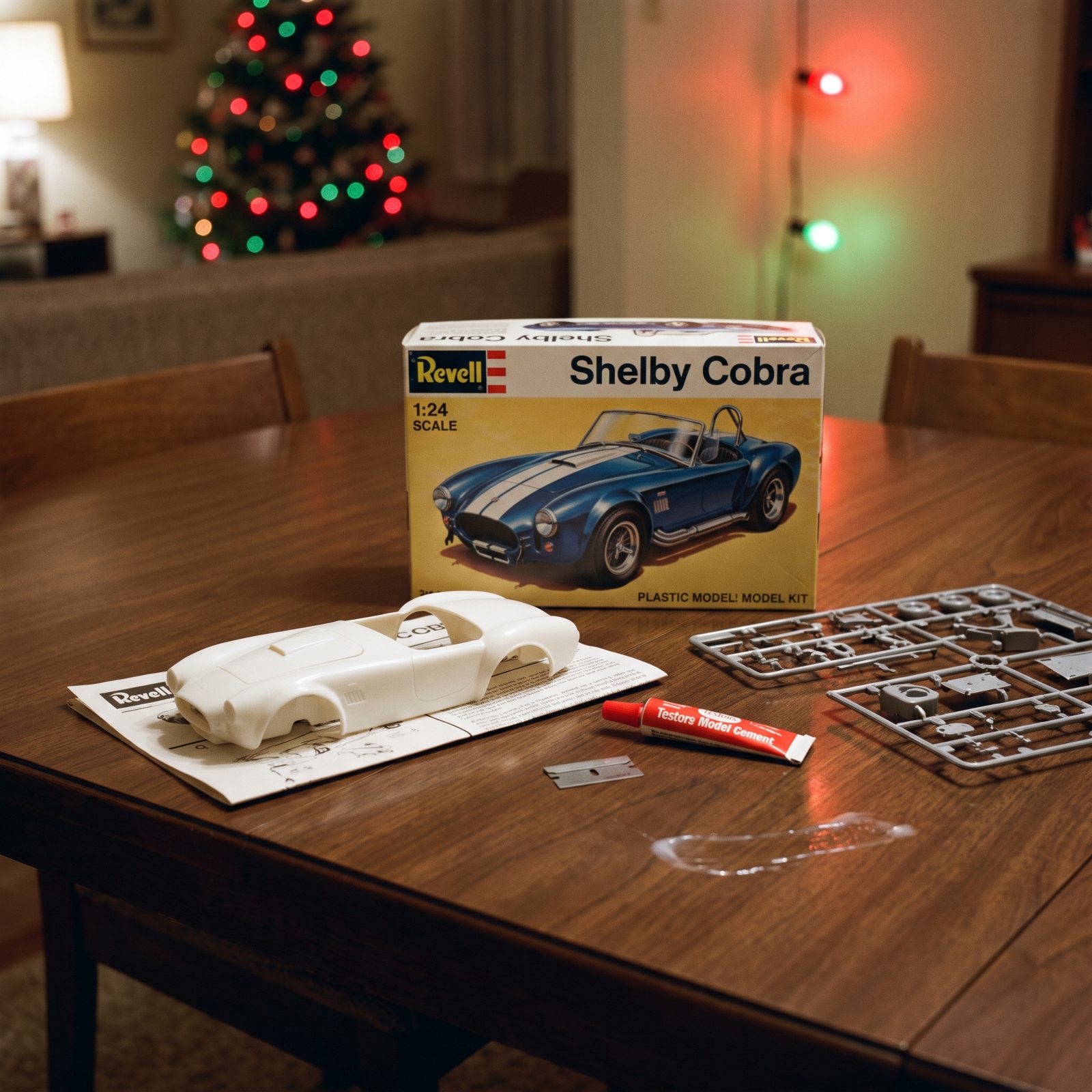 The Revell Shelby Cobra Model Kit With the Glue That Got Everywhere