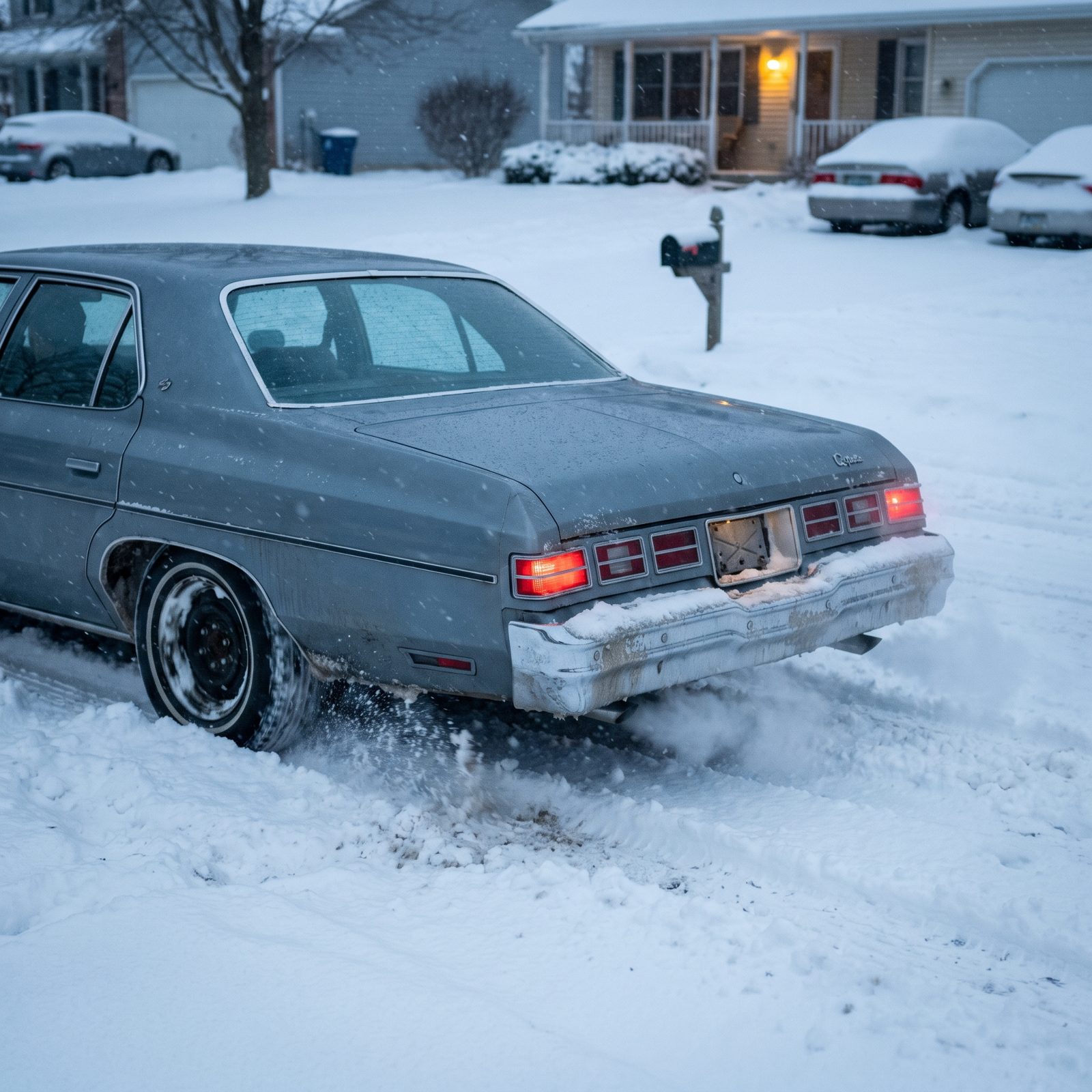 Rocking the Car Between Drive and Reverse to Climb Out of a Drift