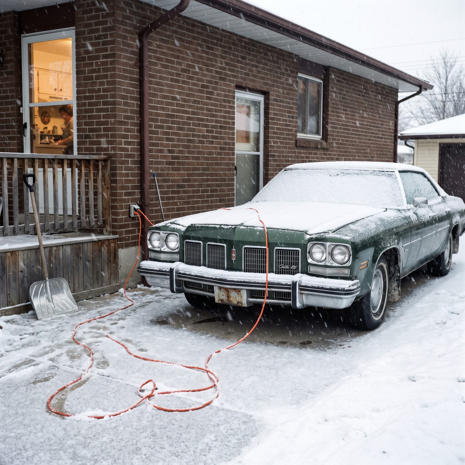 Running an Extension Cord From the House to the Engine Block Heater