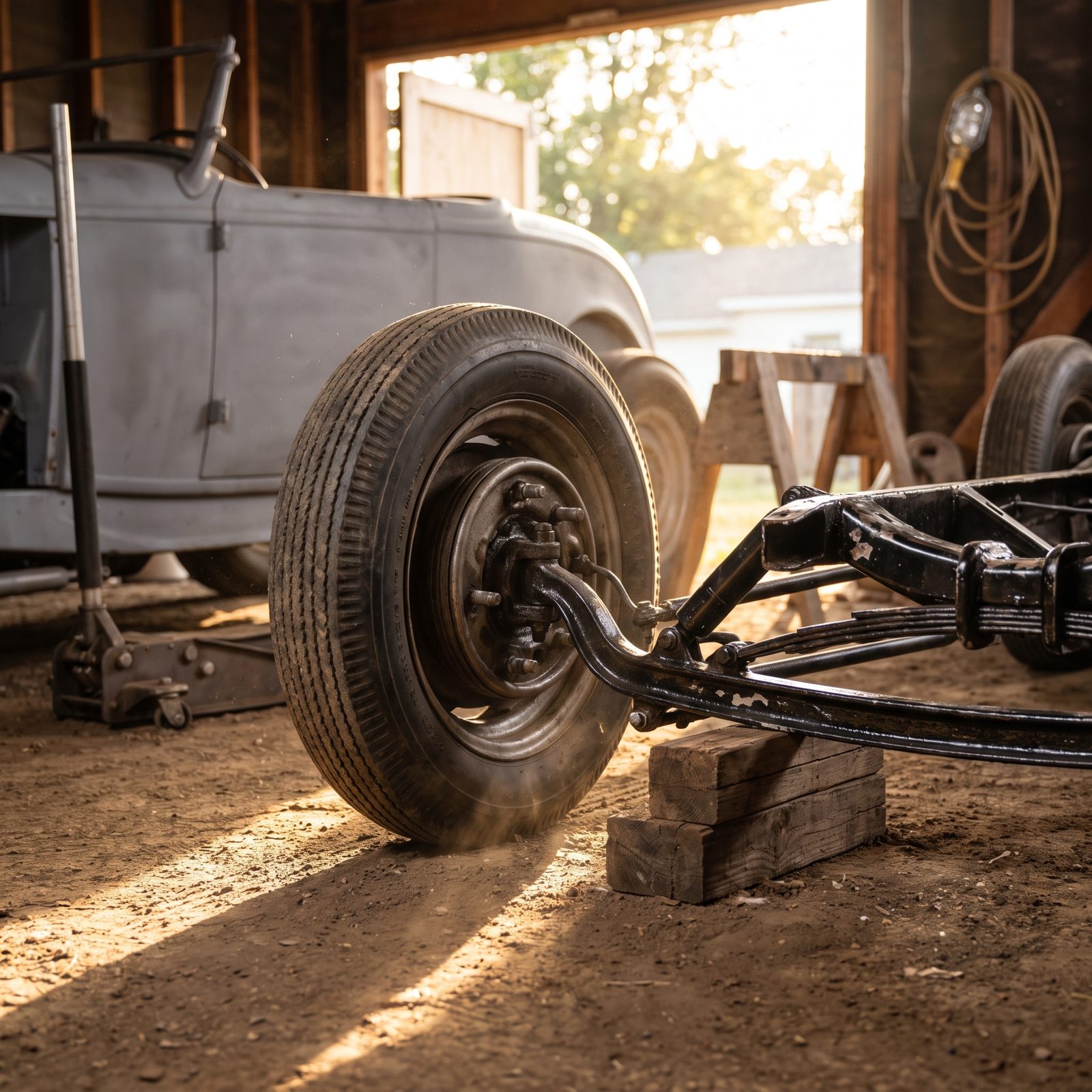Running Spindle-Mount Front Wheels With No Brakes at All