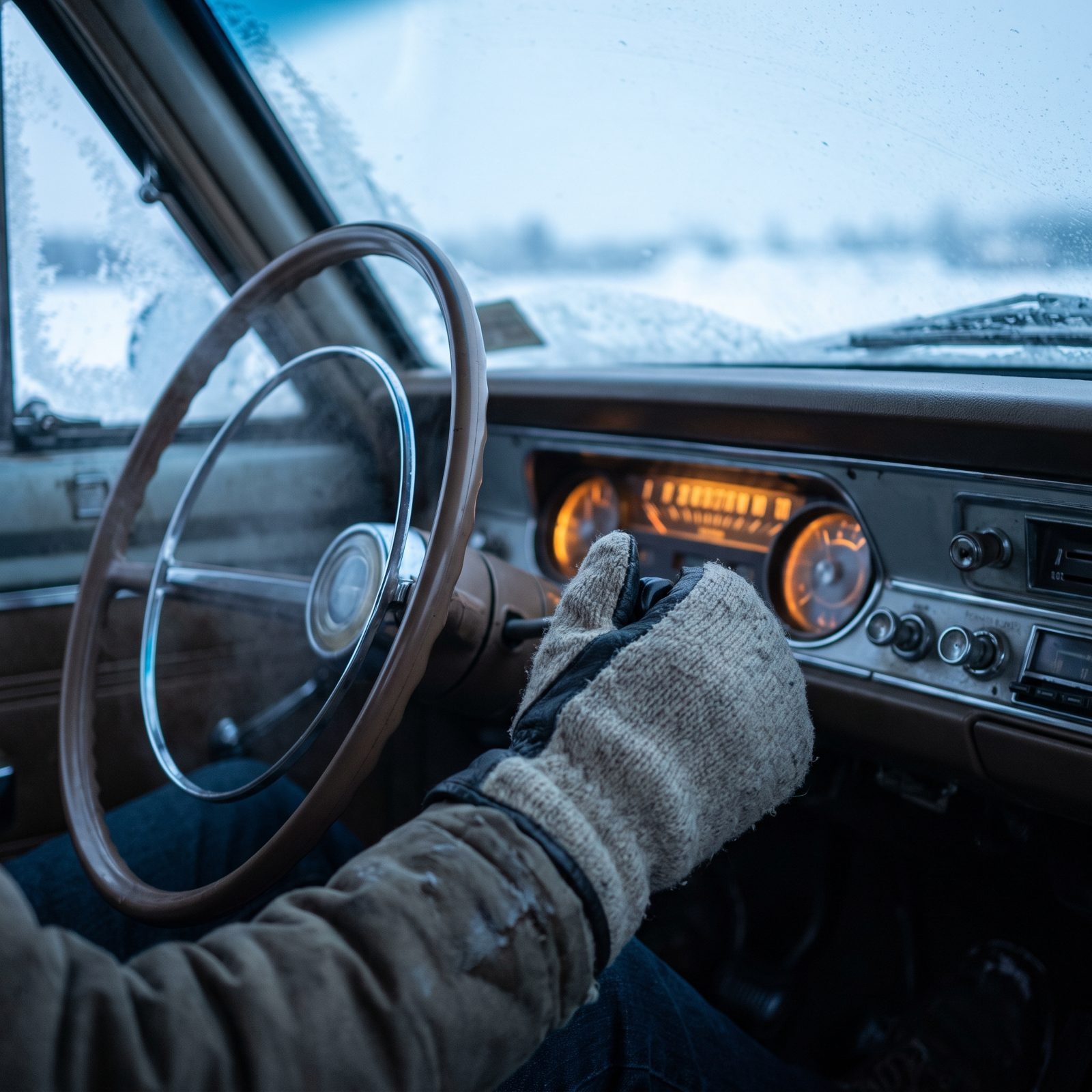 Shifting a Three-on-the-Tree Transmission While Wearing Mittens