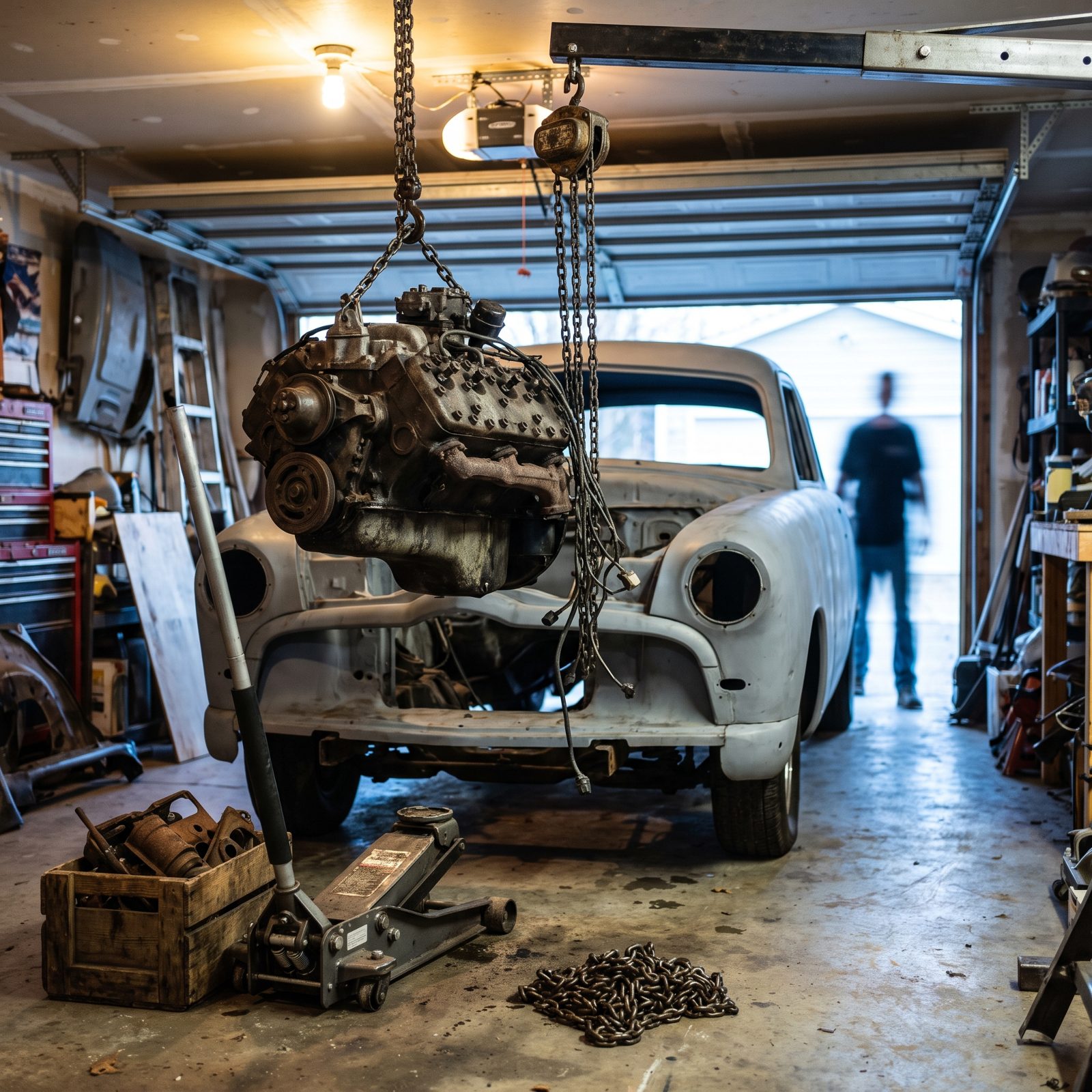 Swapping in an Overhead-Valve V8 From a Wrecked Car
