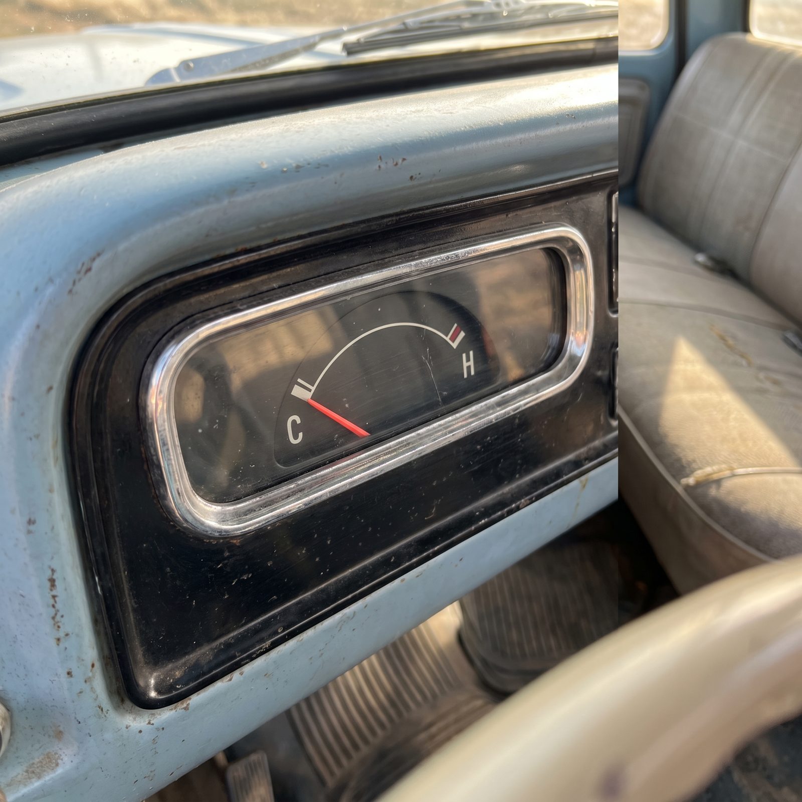 A Temperature Gauge That Only Said C and H