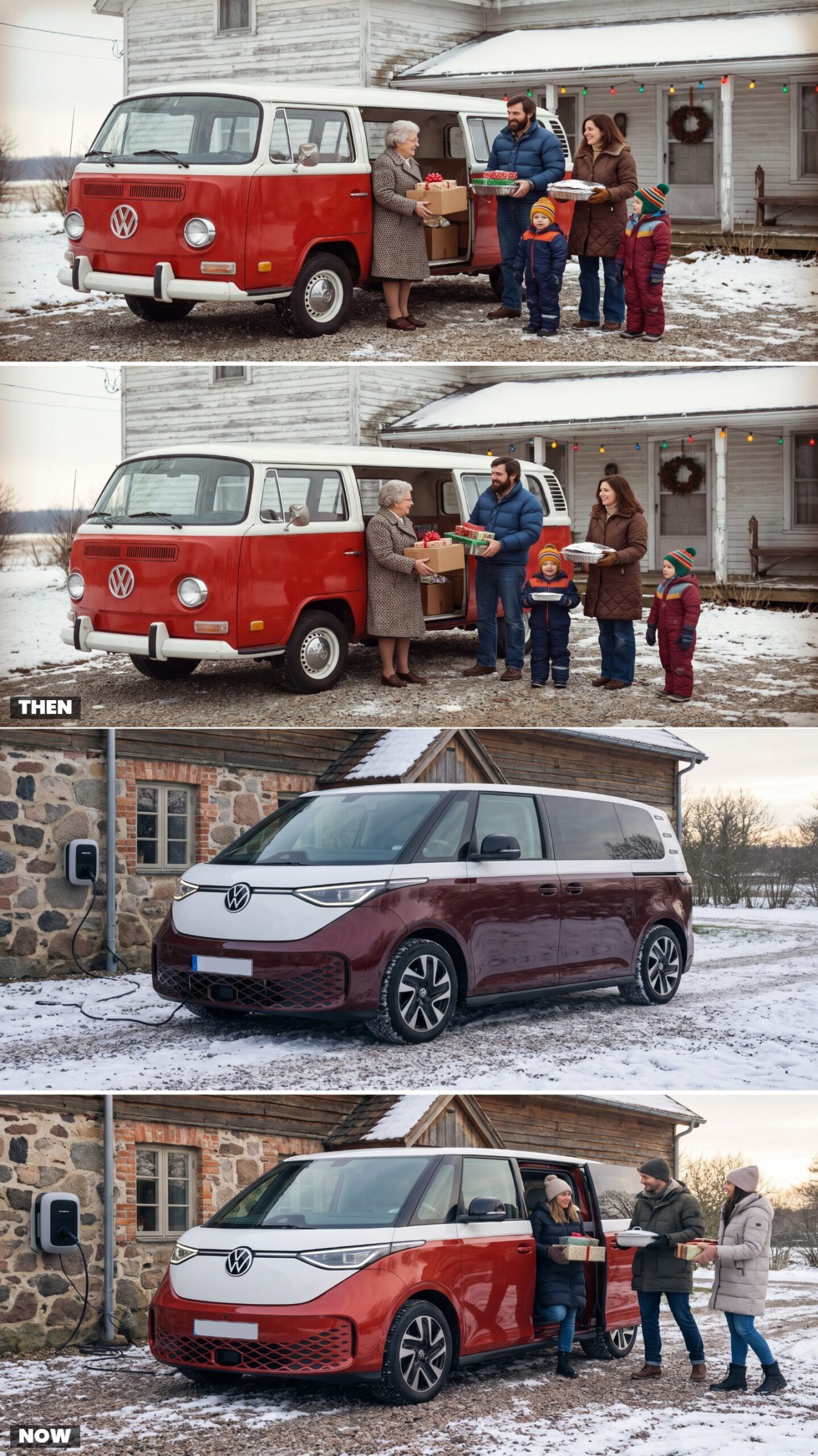 Volkswagen Type 2 Bus vs. Volkswagen ID. Buzz