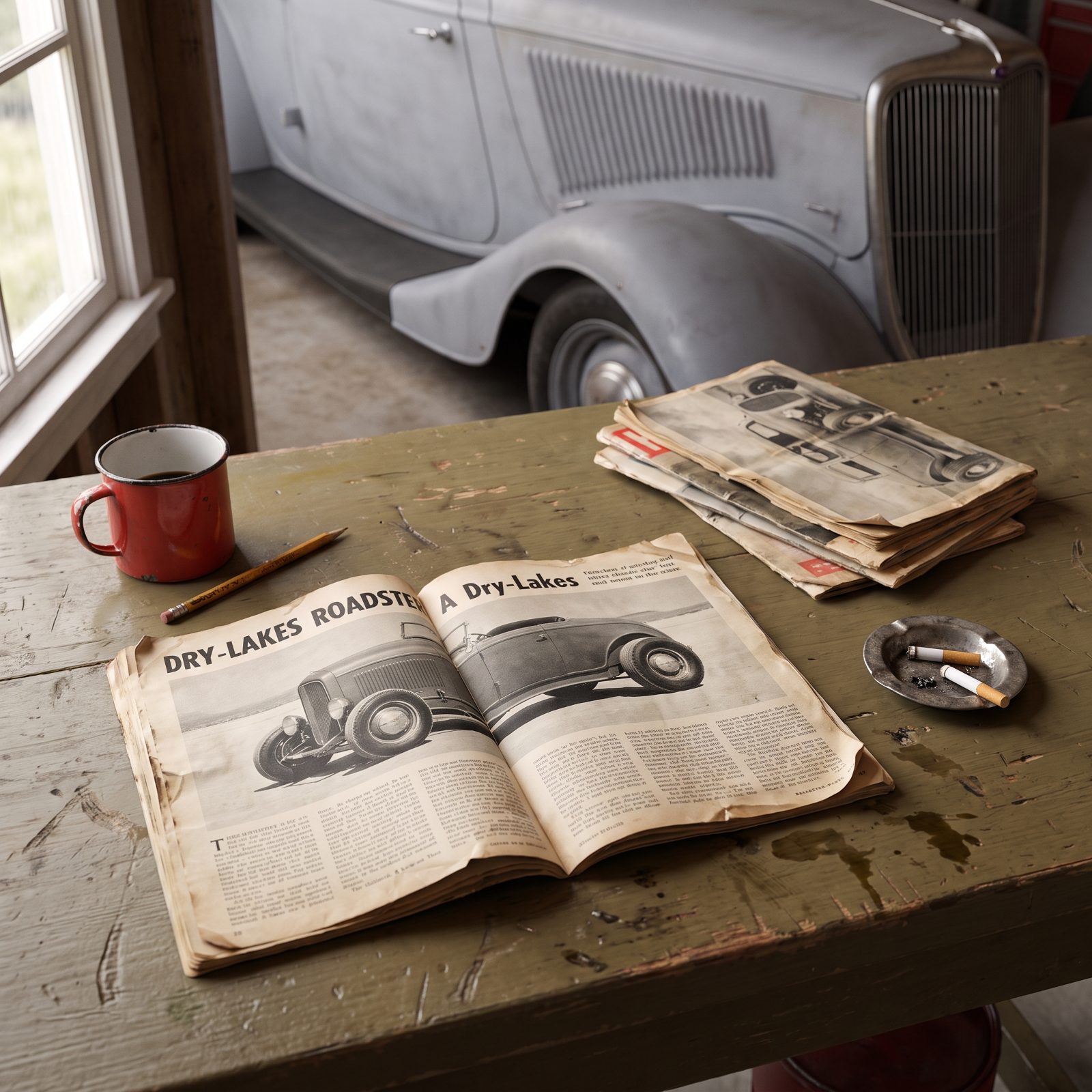 Waiting a Month for a Hot-Rod Magazine, Then Passing It Around