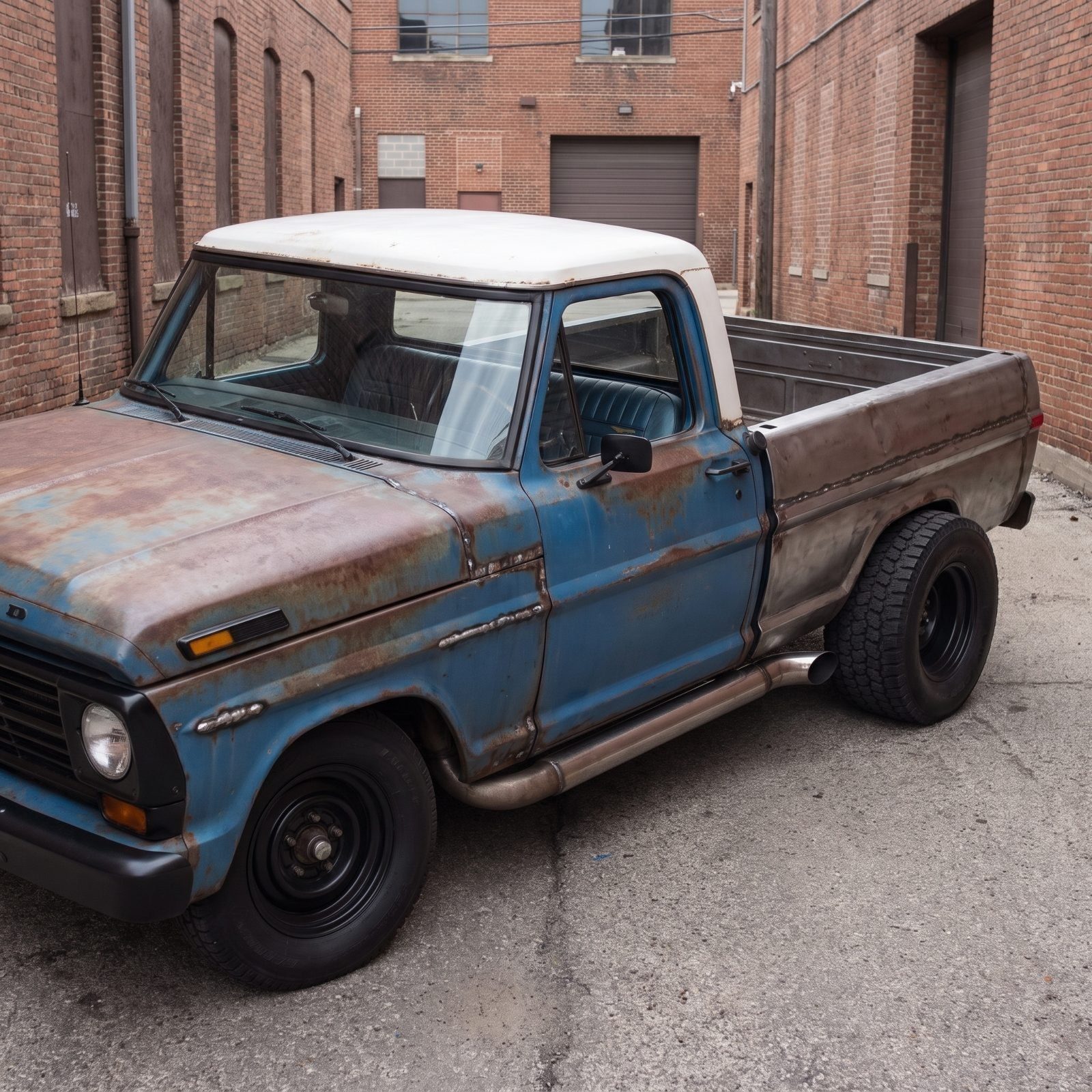 We Took This Photo of a 1972 Pickup With 400,000 Miles And Transformed It Into These 25 Incredible Vehicles