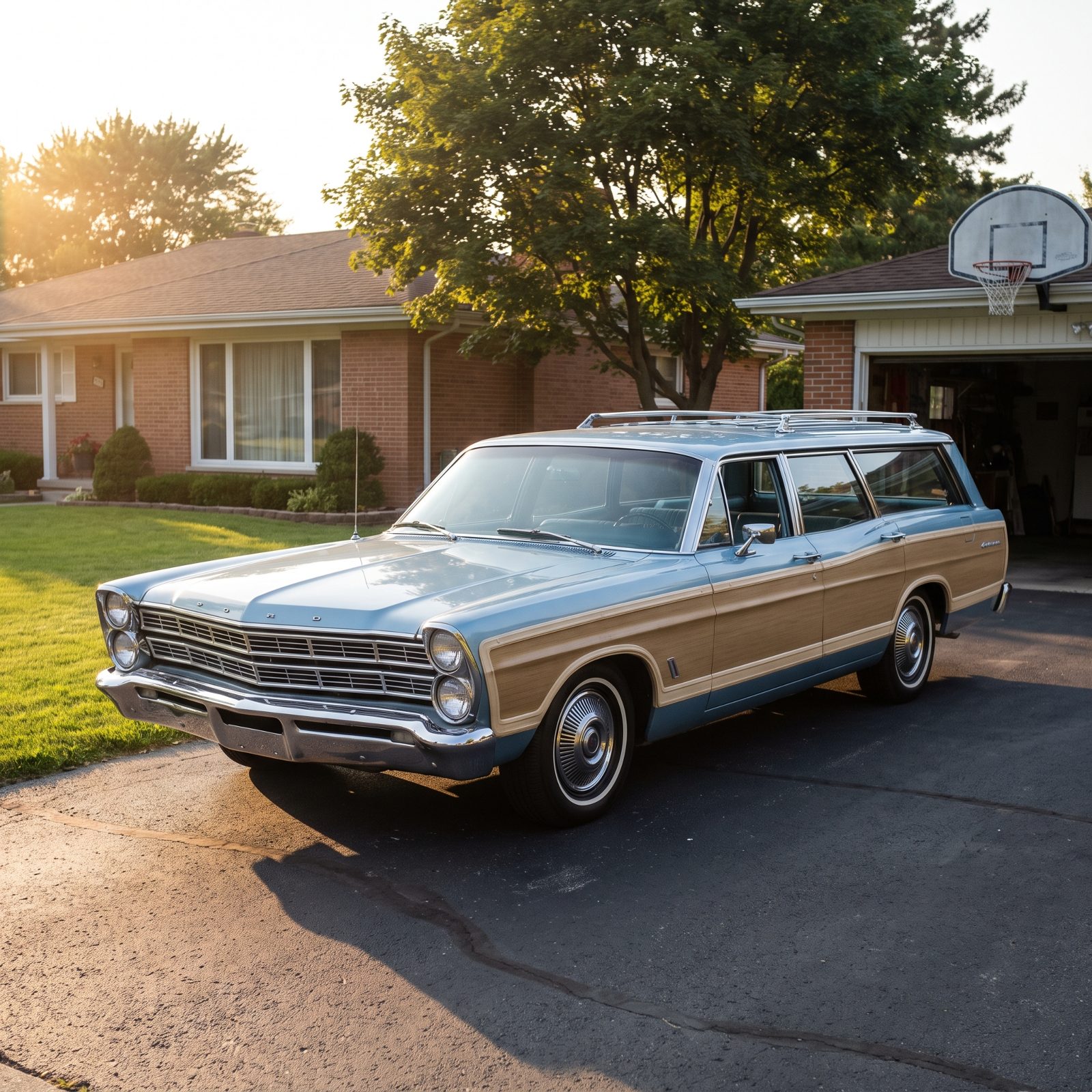 The 1967 Ford Country Squire: Woodgrain Flanks and Headlights That Hid
