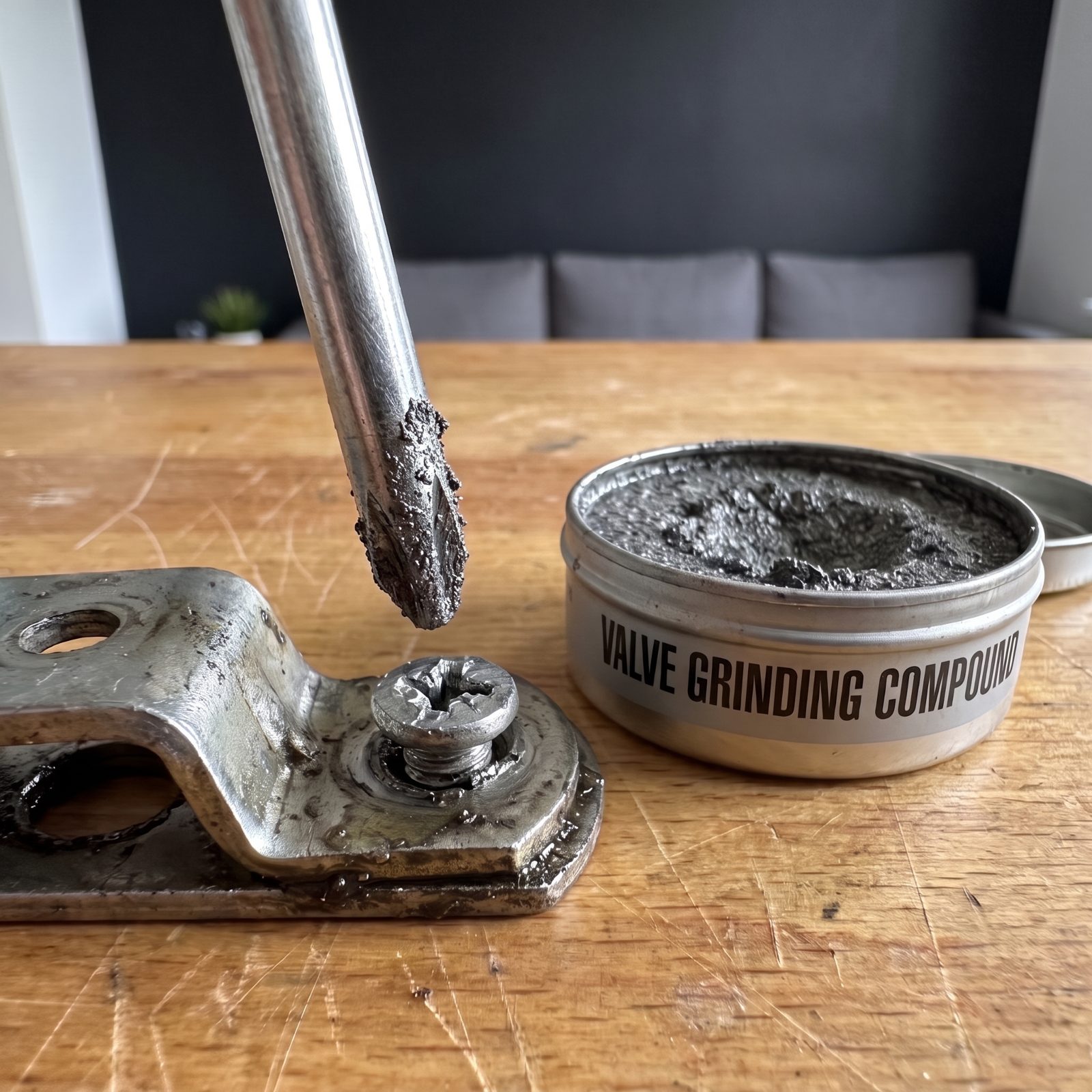 Add Valve-Grinding Compound to a Slipping Screwdriver Tip