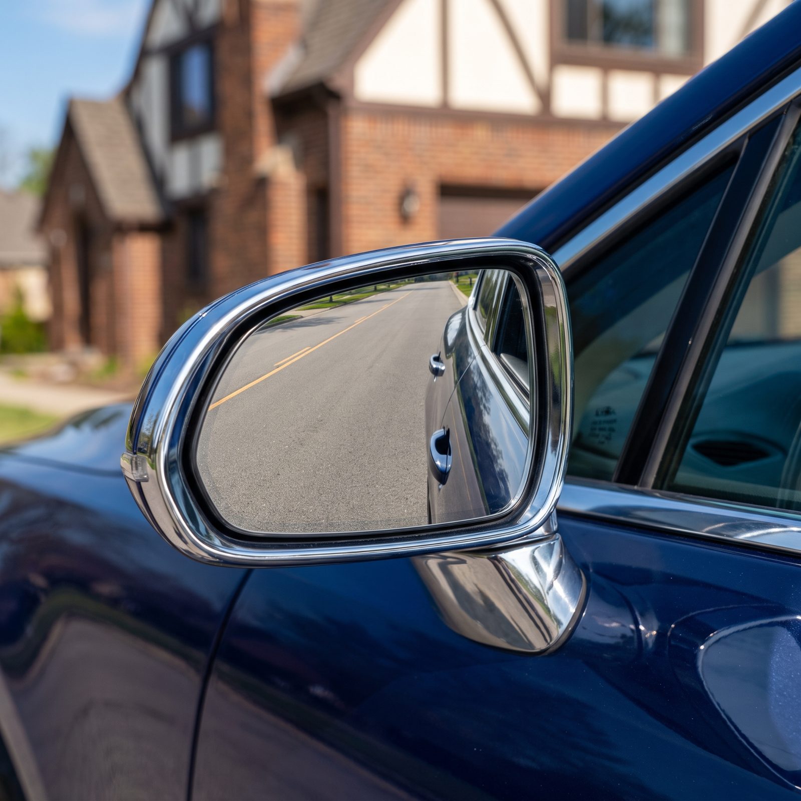Adjusting Mirrors Before Shifting Into Gear