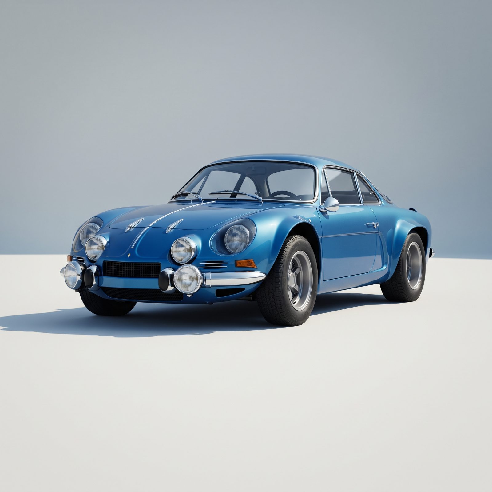 Alpine A110, Narrow Cabin, Rounded Fenders, Ready-to-Pounce Stance