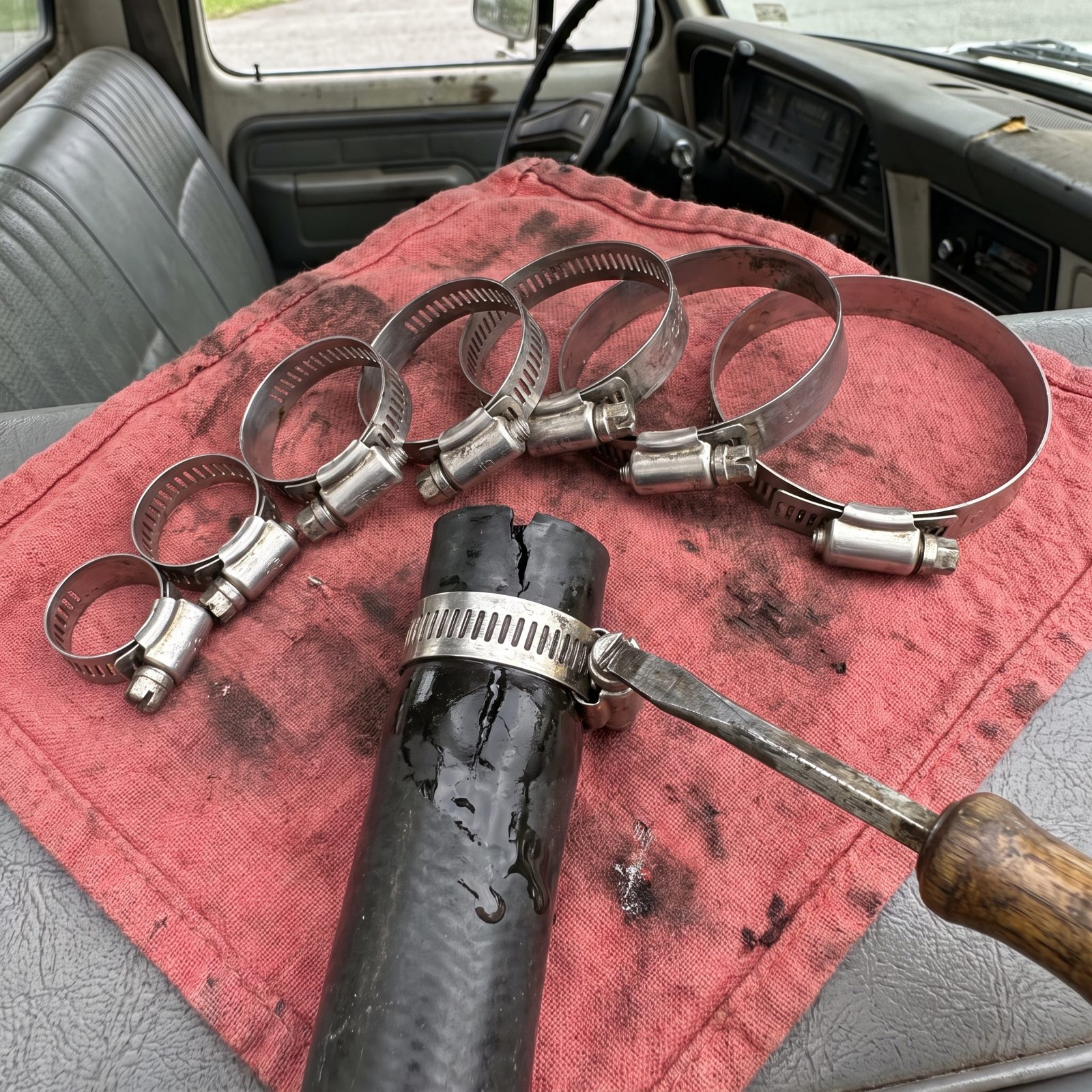 An Assortment of Stainless Hose Clamps