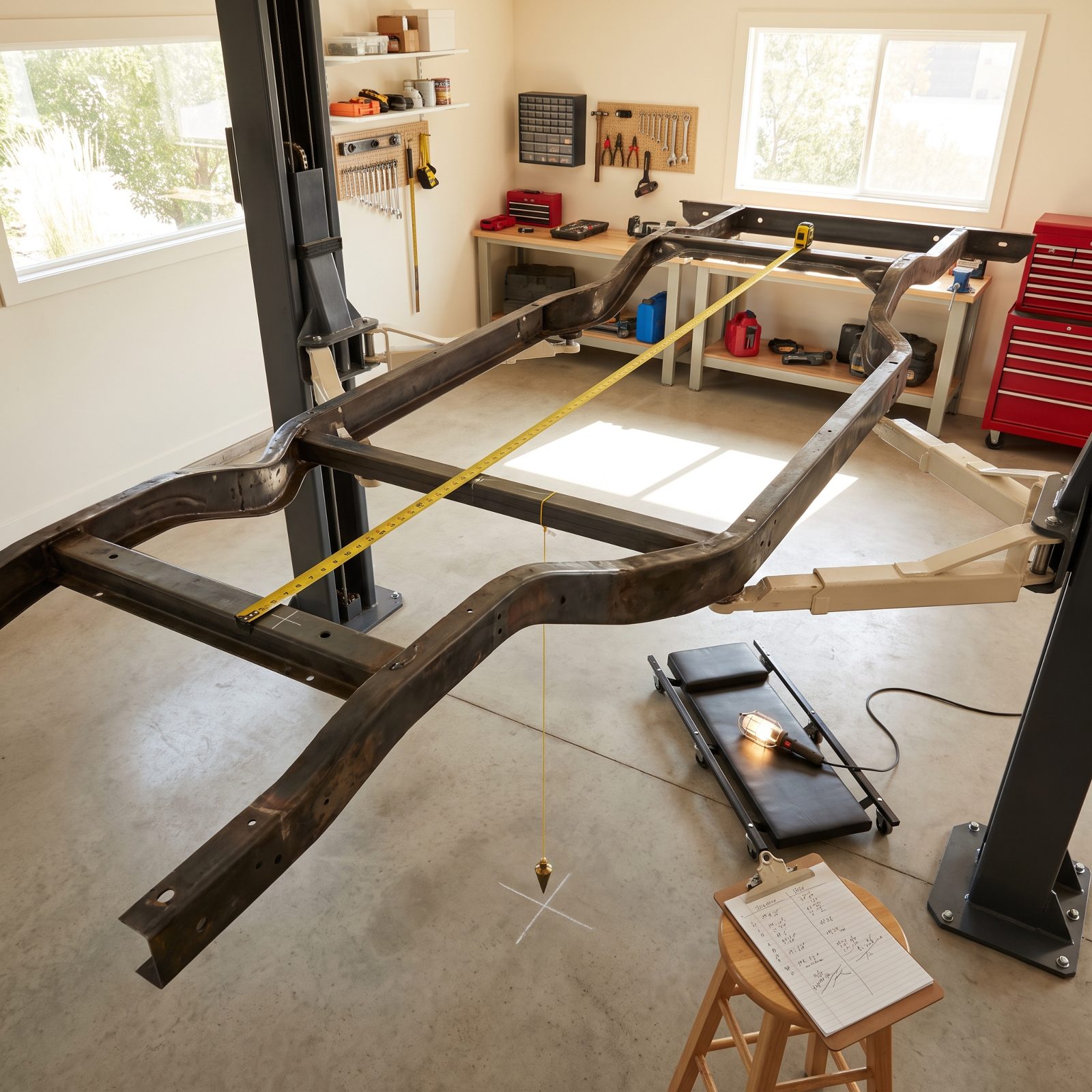 Assuming the Frame Is Straight Because the Car Looks Level