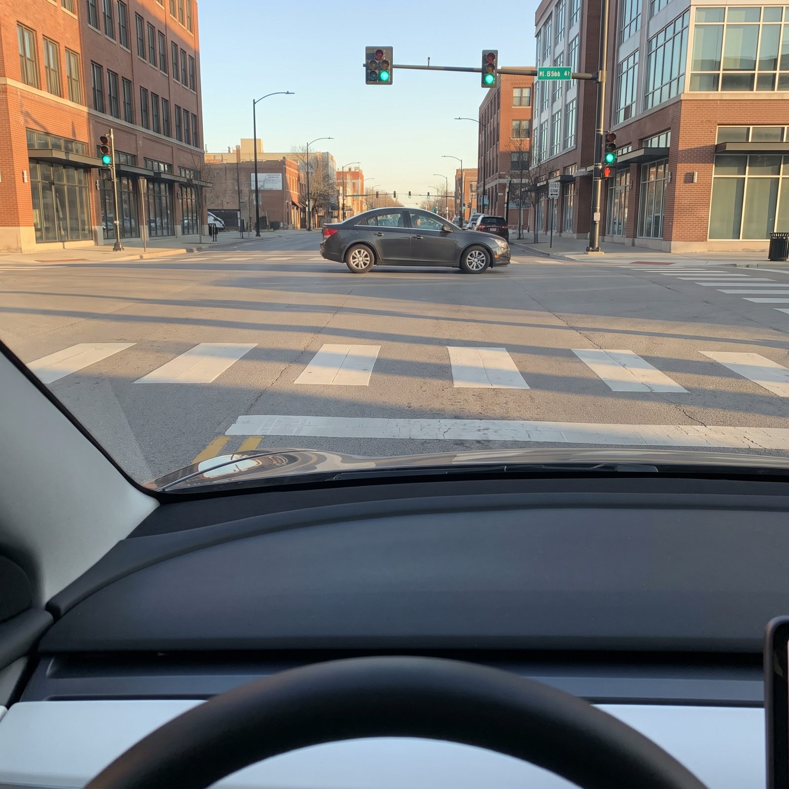 Avoid Changing Lanes Inside an Intersection