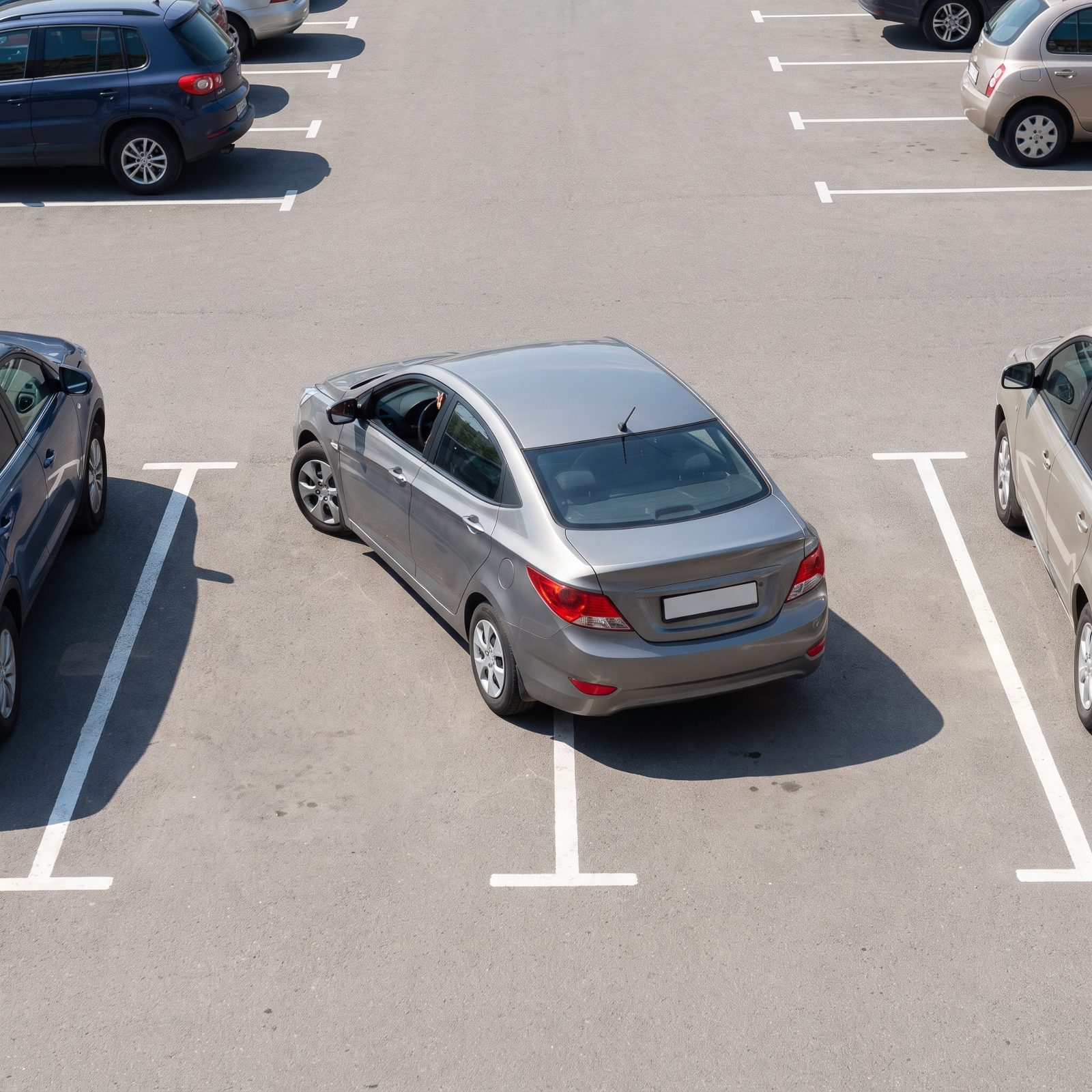 Back Into Parking Spaces on Arrival
