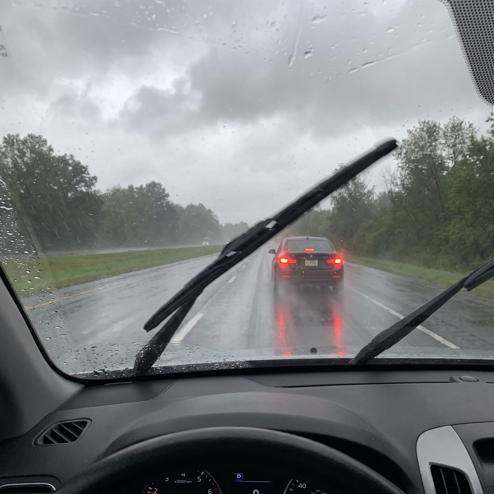 Backing Off the Gas When the Rain Comes Down Hard
