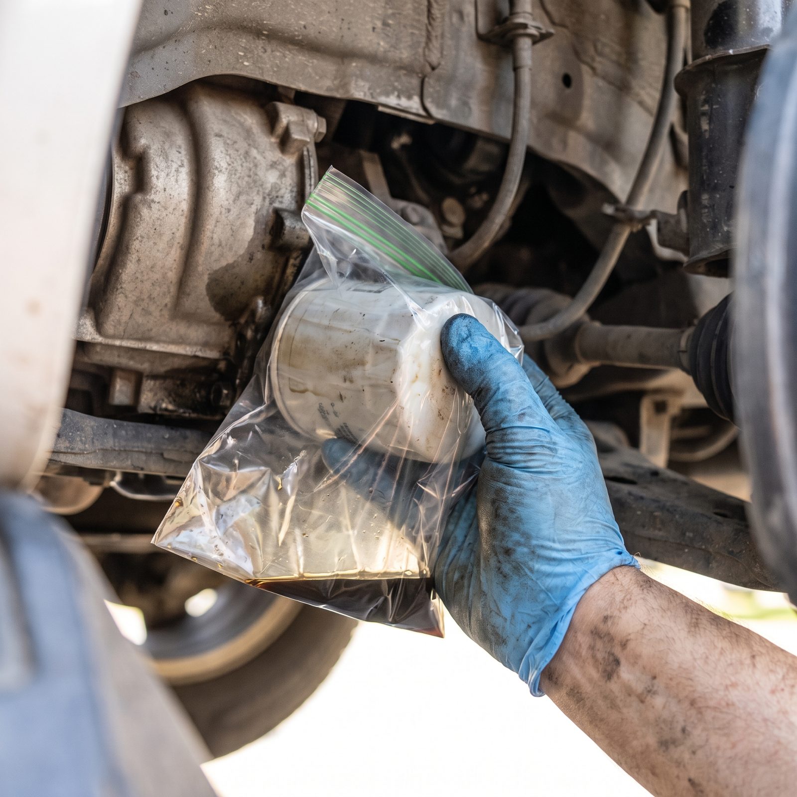 Bag the Oil Filter Before You Break It Loose