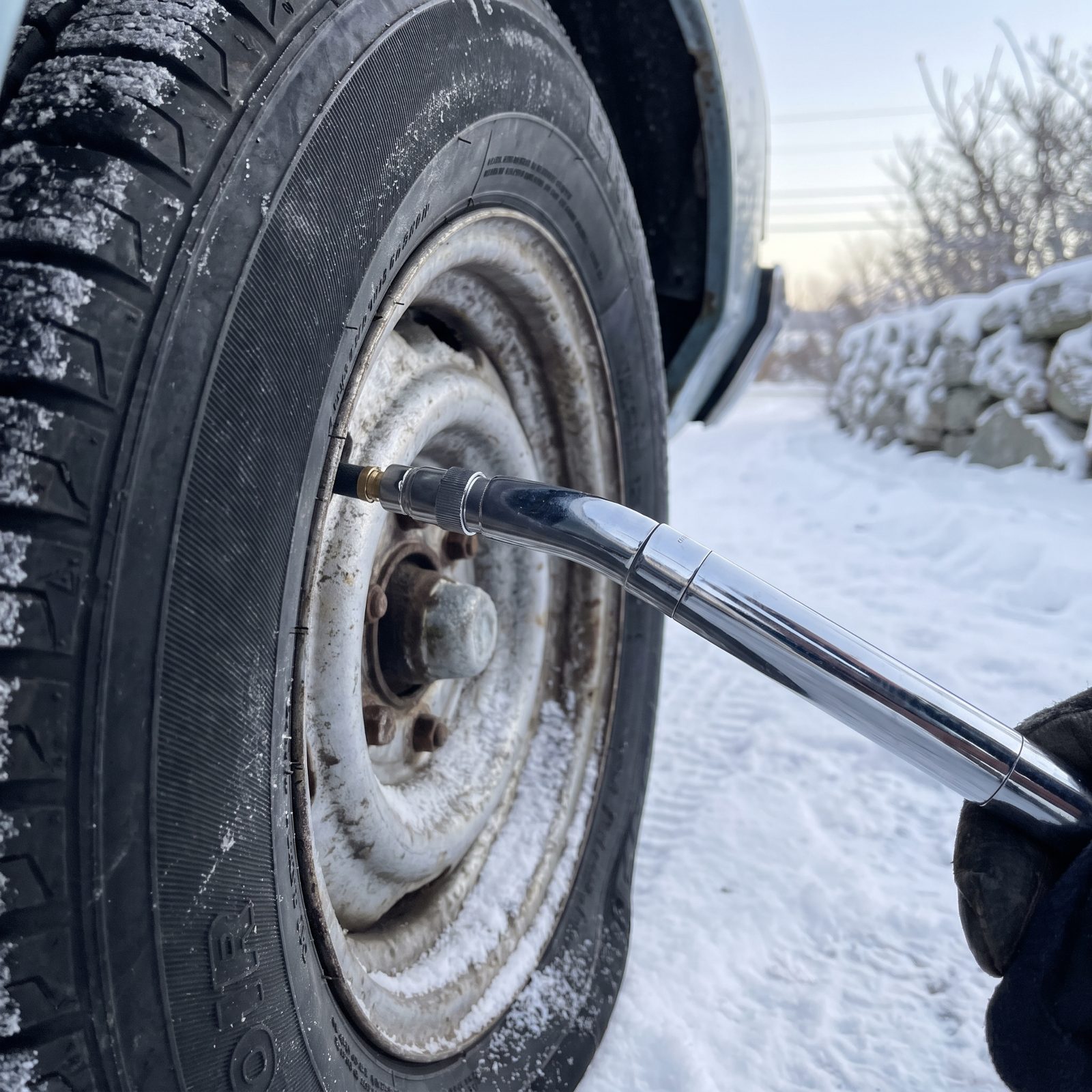 Bleeding Air Out of the Tires for 